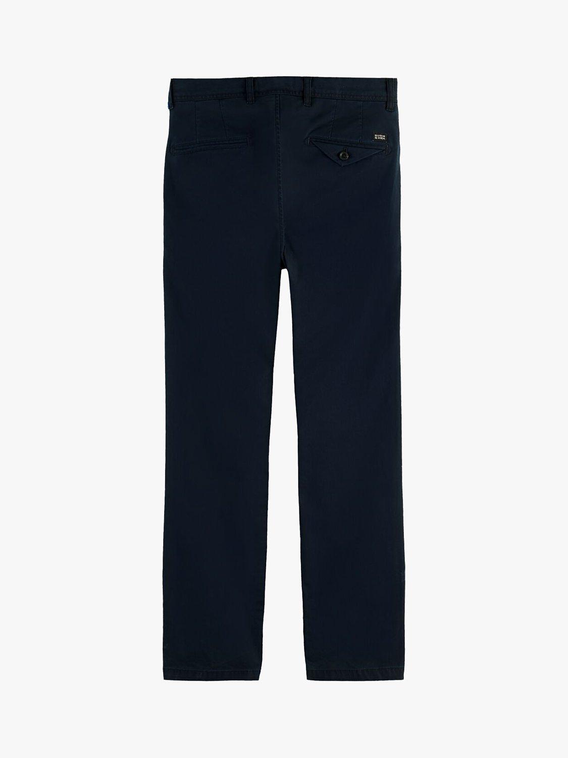 Product image 5 of 7, which shows Scotch & Soda Stuart Organic Cotton Blend Chinos, 0002 - Night, W29/L30