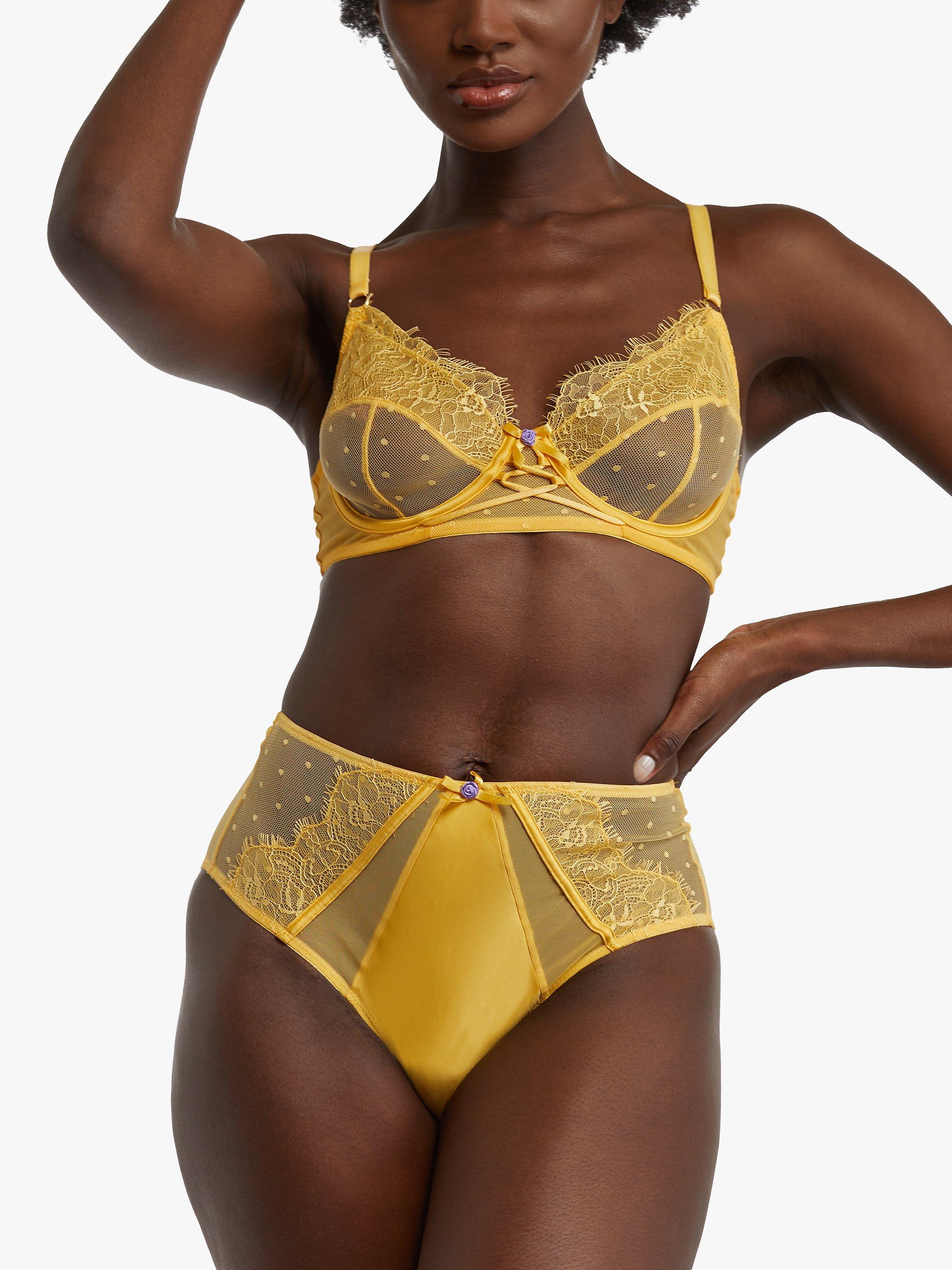 Playful Promises Ziggy Lace Mesh Bra, Mango