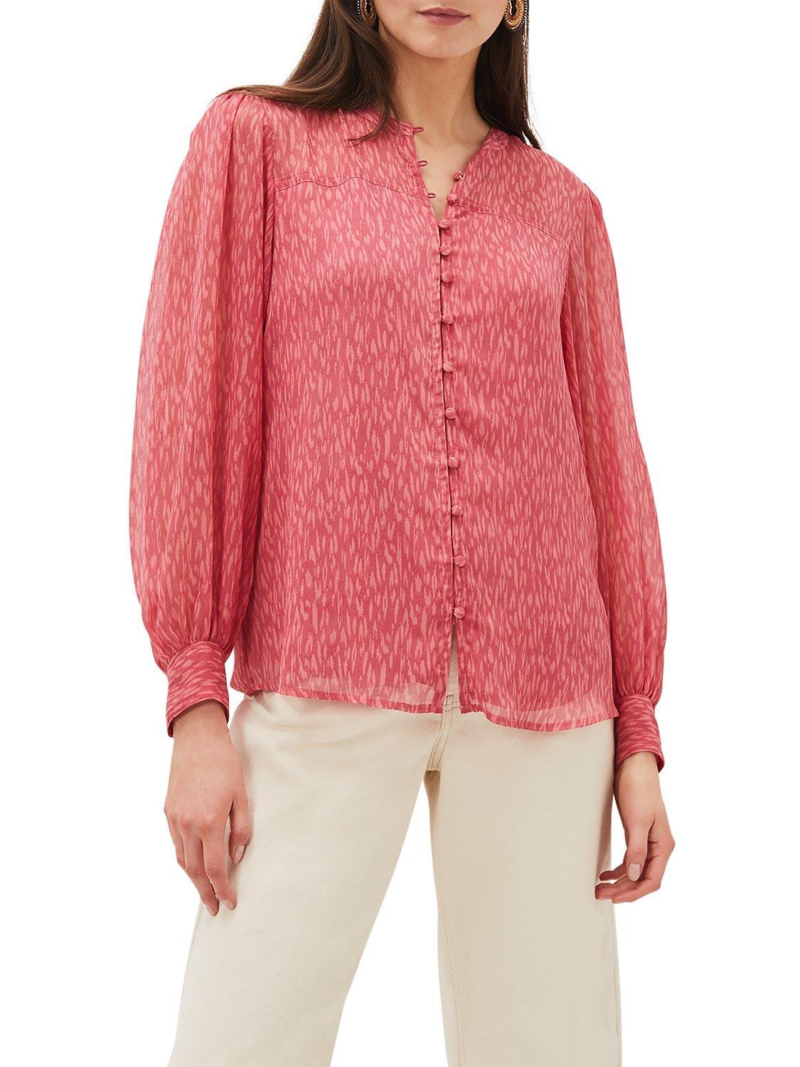 Phase Eight Sharpay Animal Print Blouse, Multi