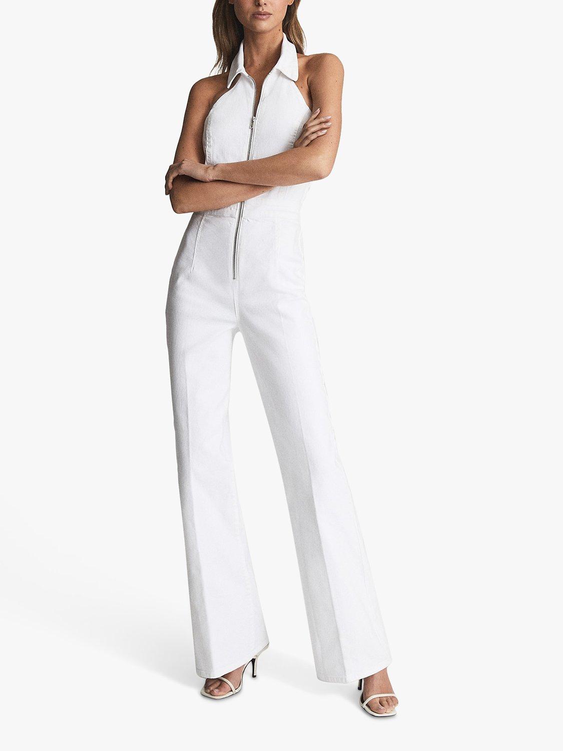 Reiss Pennie Sleeveless Halterneck Jumpsuit