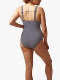 Femilet Murano Underwired Plunge Swimsuit, Dark Stripe