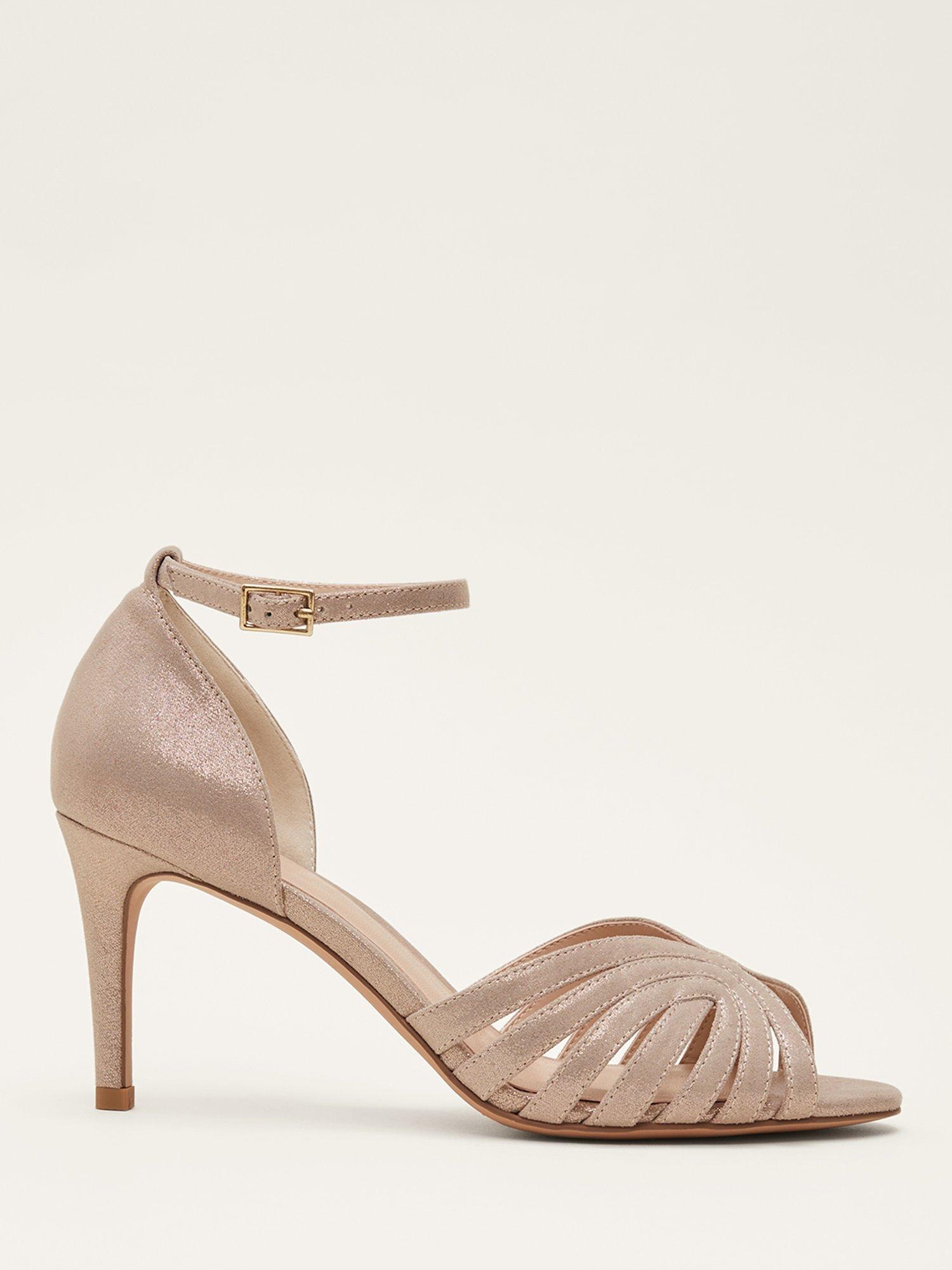 Phase Eight Metallic Strappy Sandals Gold