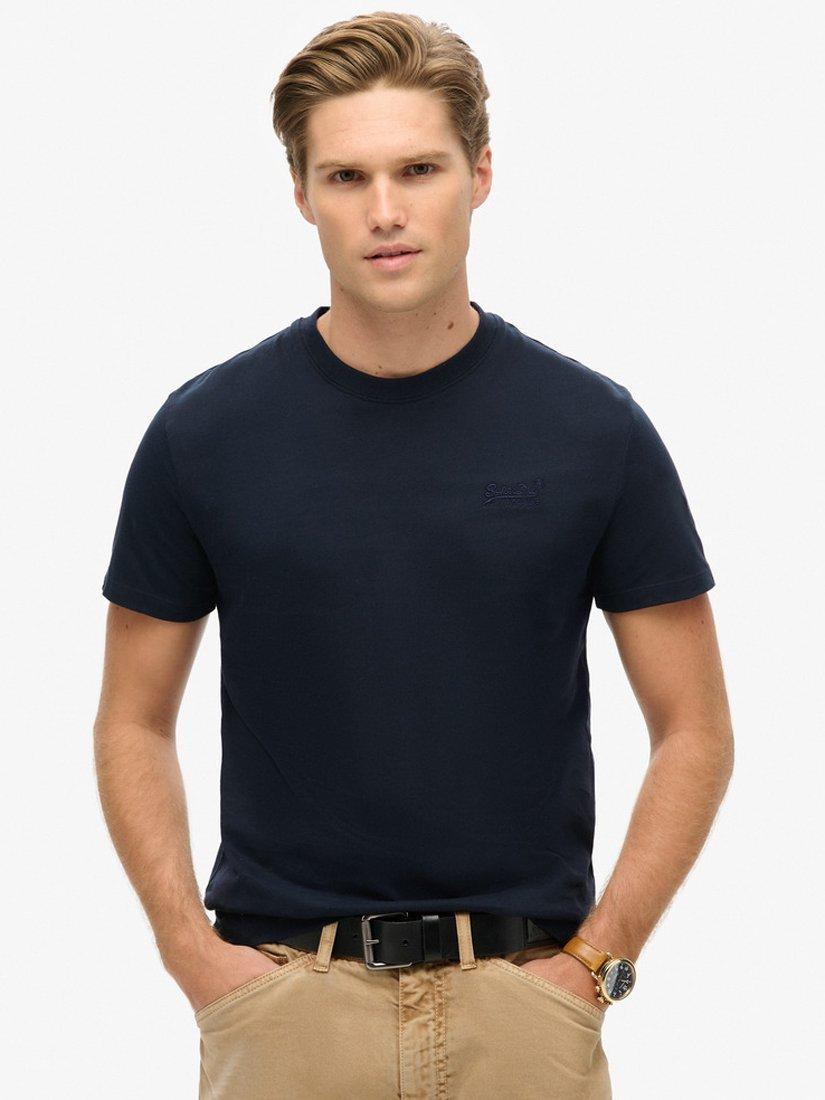 Superdry Organic Cotton Vintage Logo Embroidered T-Shirt
