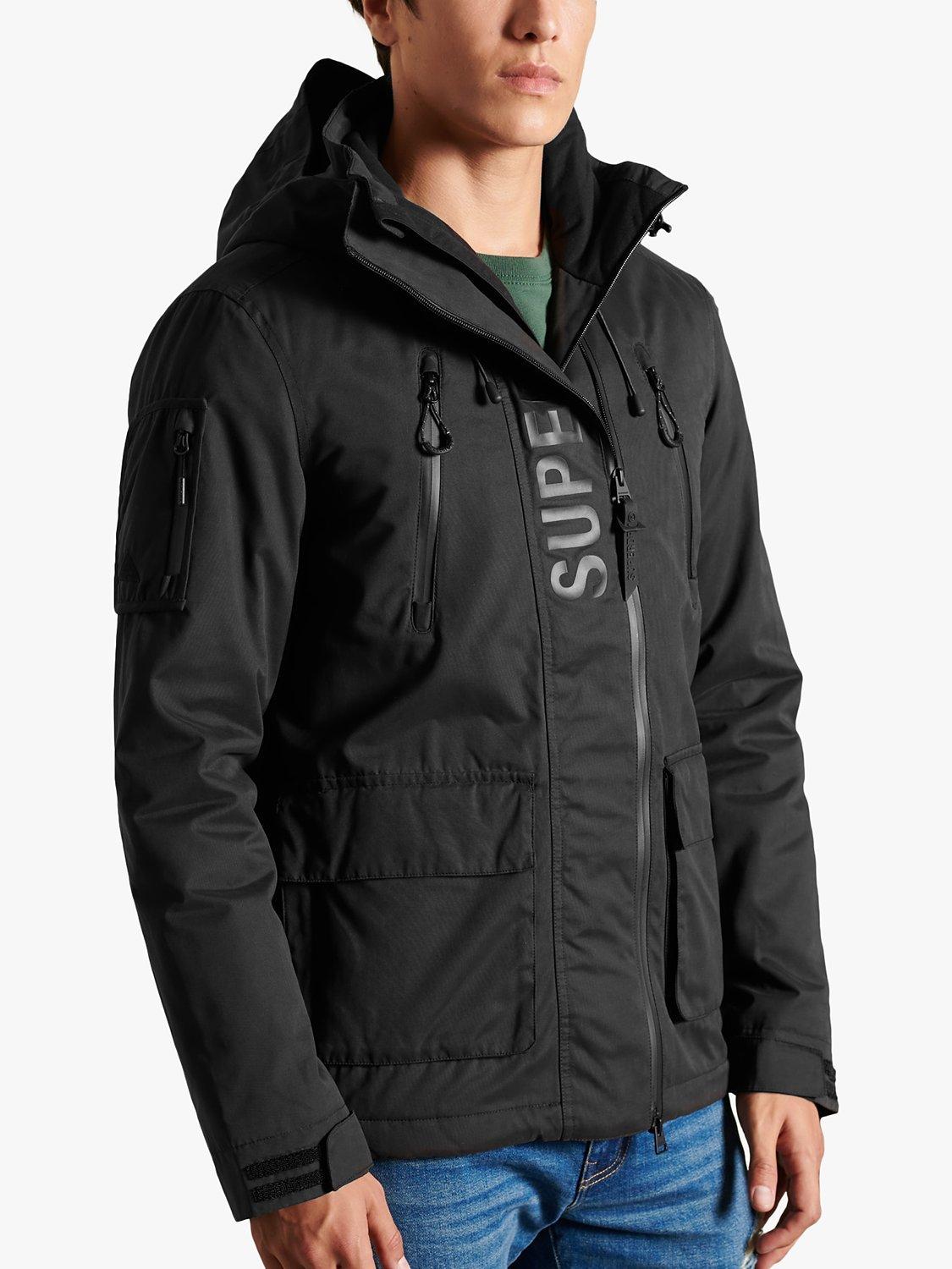 Superdry Ultimate Microfibre SD Wind Jacket, Jet Black