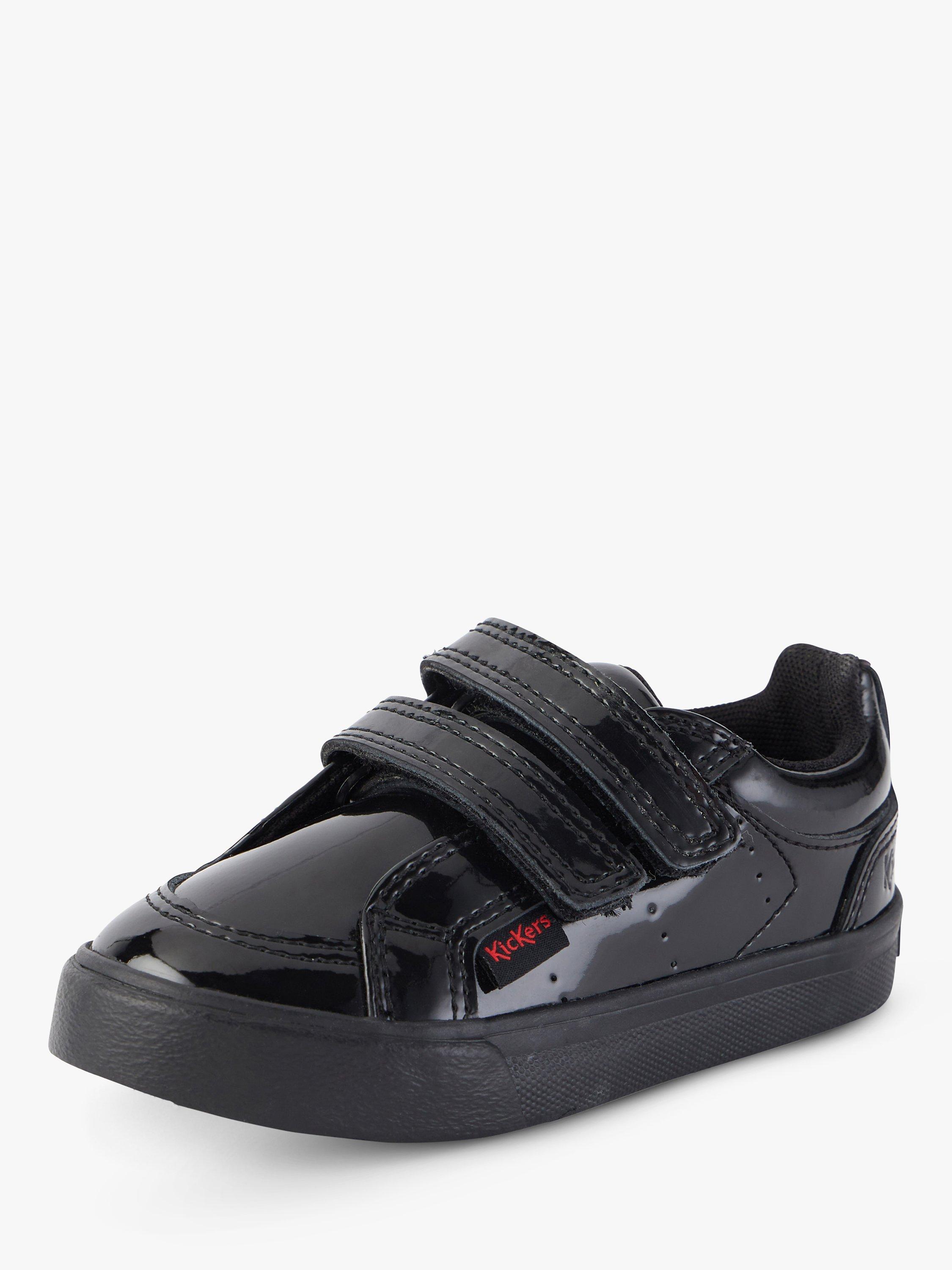 Product image 6 of 6, which shows Kickers Kids' Tovni Riptape School Shoes, Black, 28