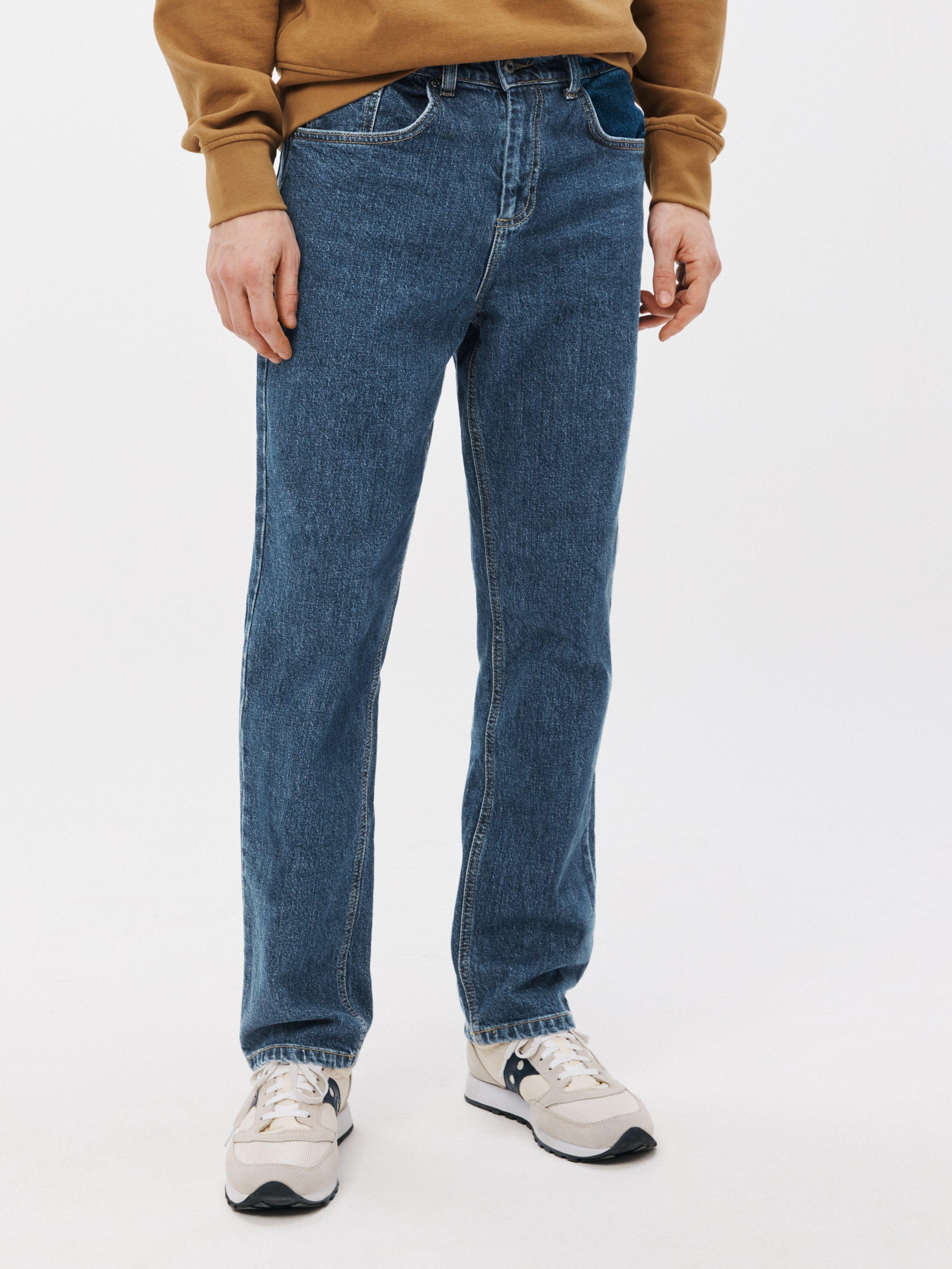 John Lewis ANYDAY Straight Fit Denim Jeans, Mid Wash