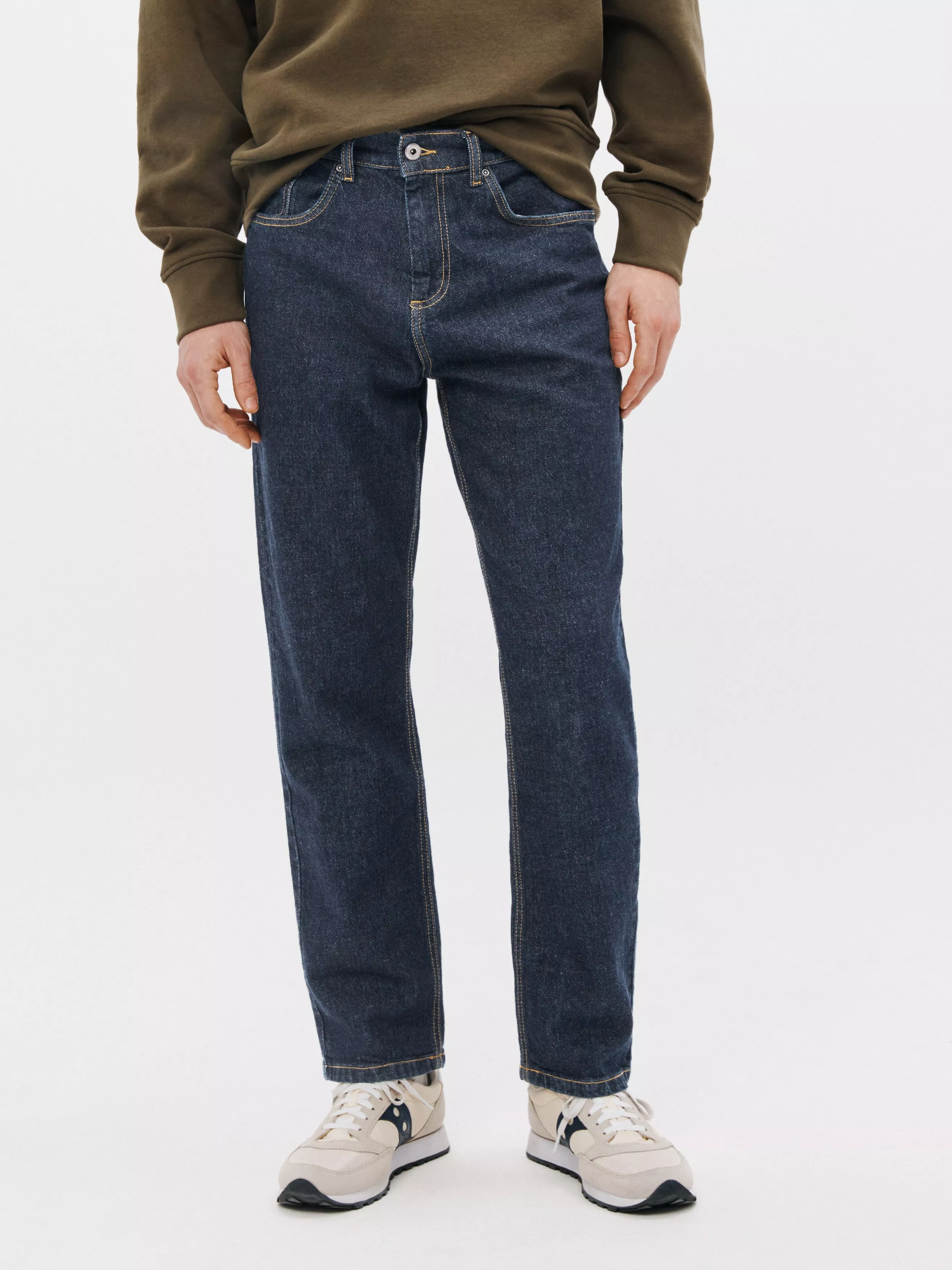 John Lewis ANYDAY Straight Fit Denim Jeans Dark Wash