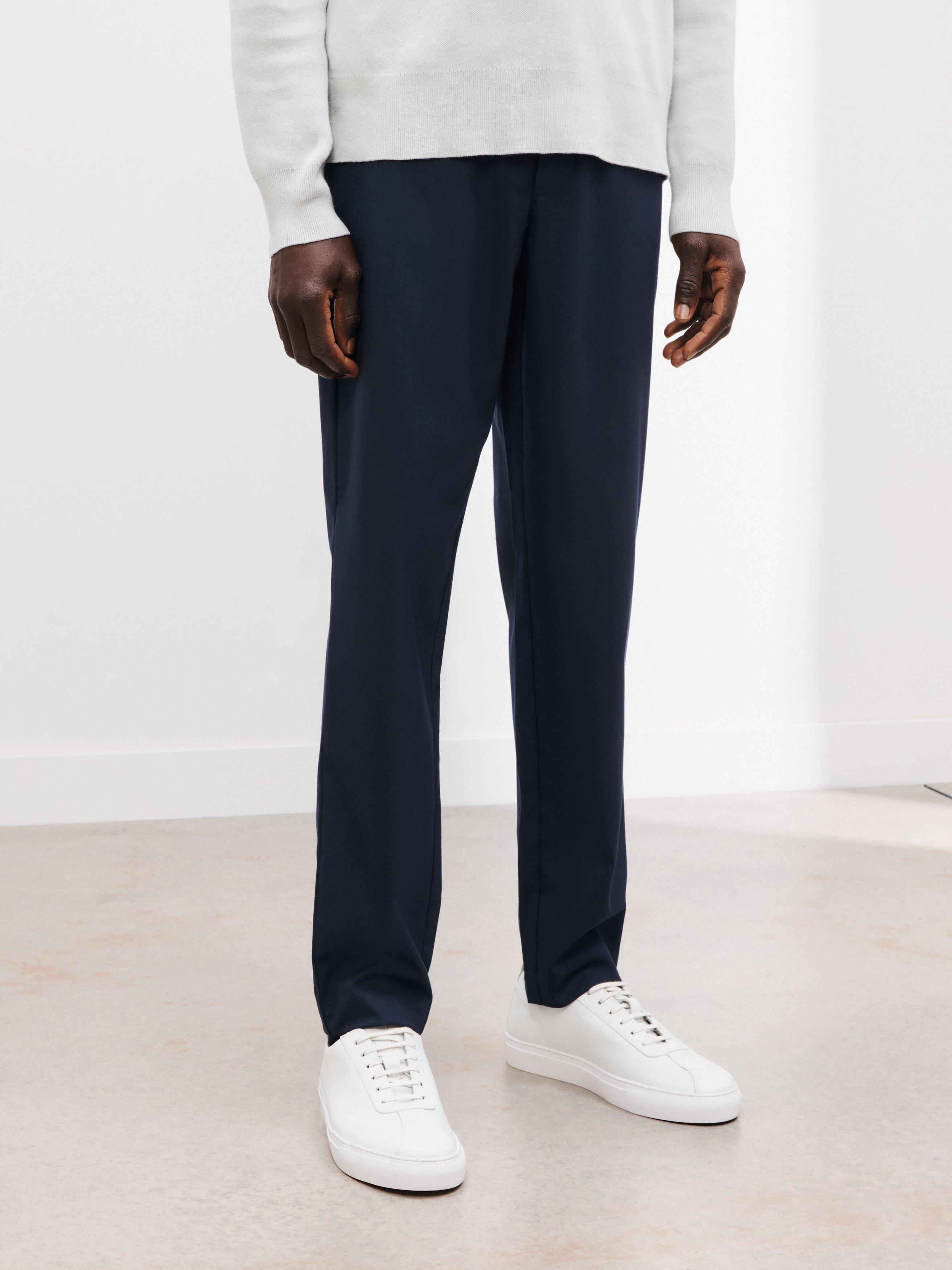 Kin Slim Easy Trousers, Navy