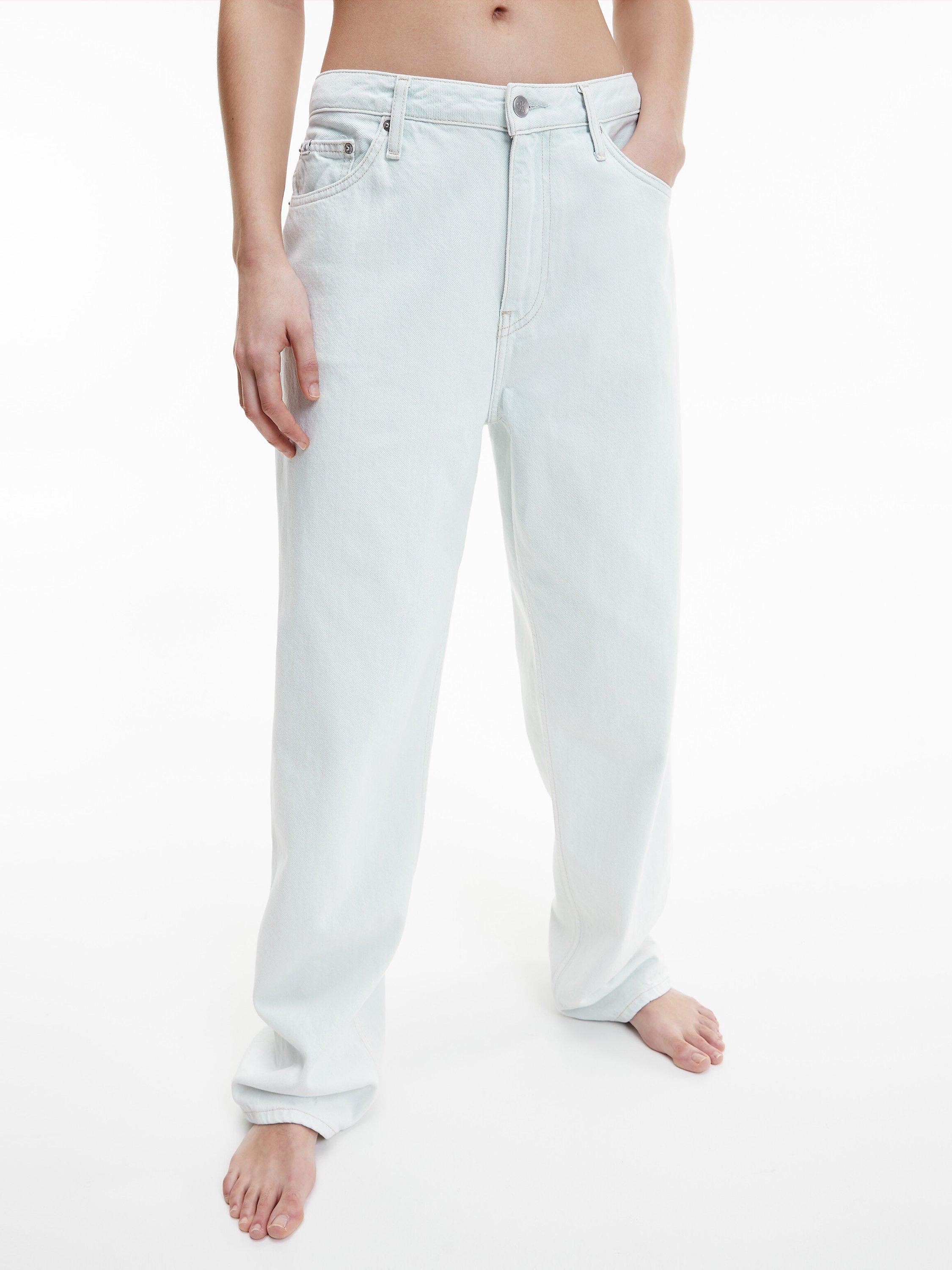 Calvin Klein 90s Straight Leg Jeans, Denim Light