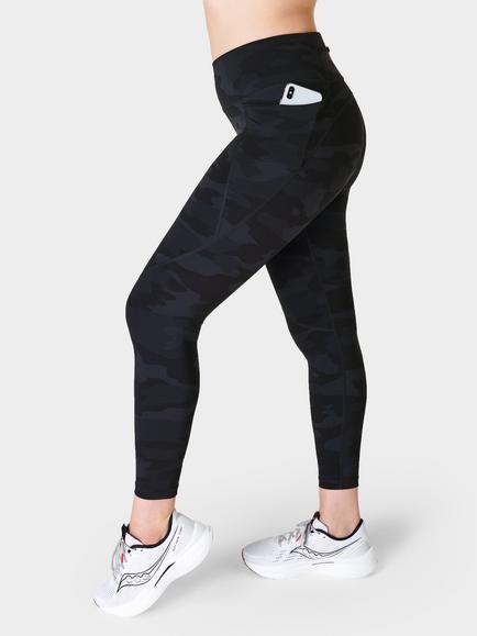 Sweaty Betty Power 7/8 Gym Leggings, Black Camo