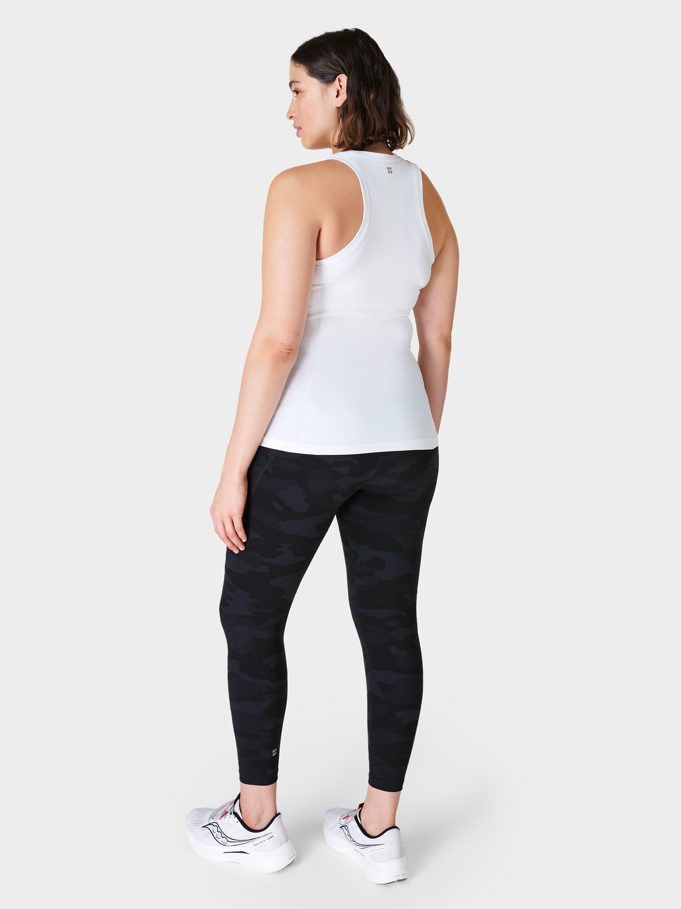 Product image 4 of 8, which shows Sweaty Betty Power 7/8 Gym Leggings, Black Camo, XXS