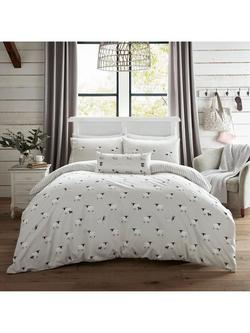 Sophie Allport Sheep Brushed Cotton Duvet Cover Set, Oatmeal