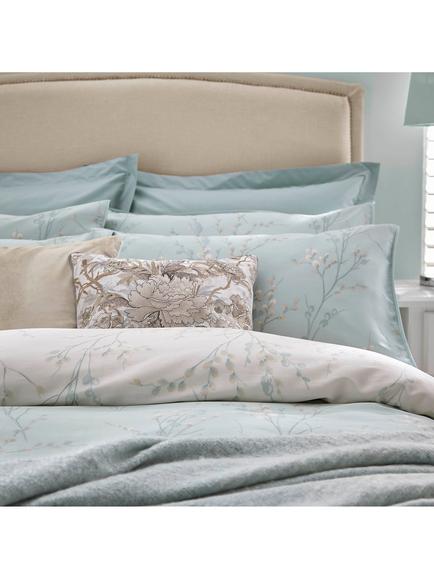 Laura Ashley Pussy Willow 200 Thread Count Duvet Cover Set - view 2, Duck Egg