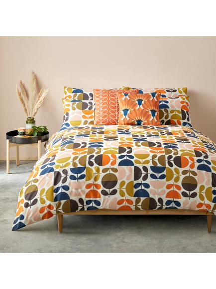 Orla Kiely Patchwork 200 Thread Count Duvet Cover Set, Multi