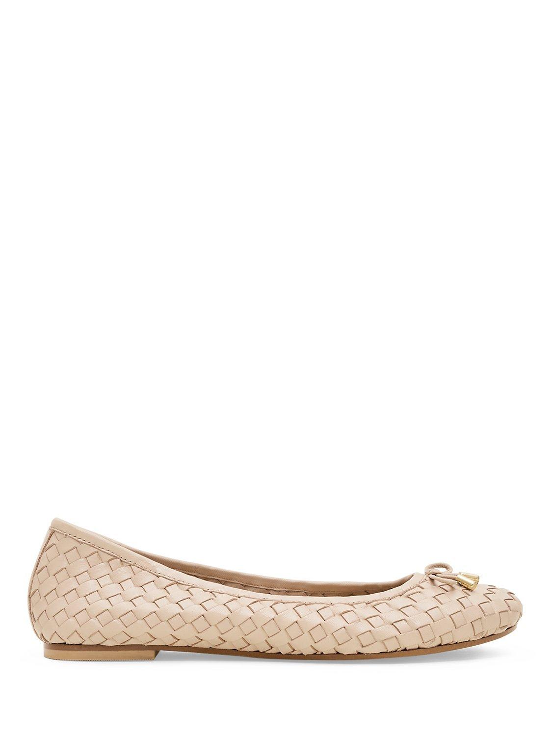 Phase Eight Woven Leather Ballet Pumps