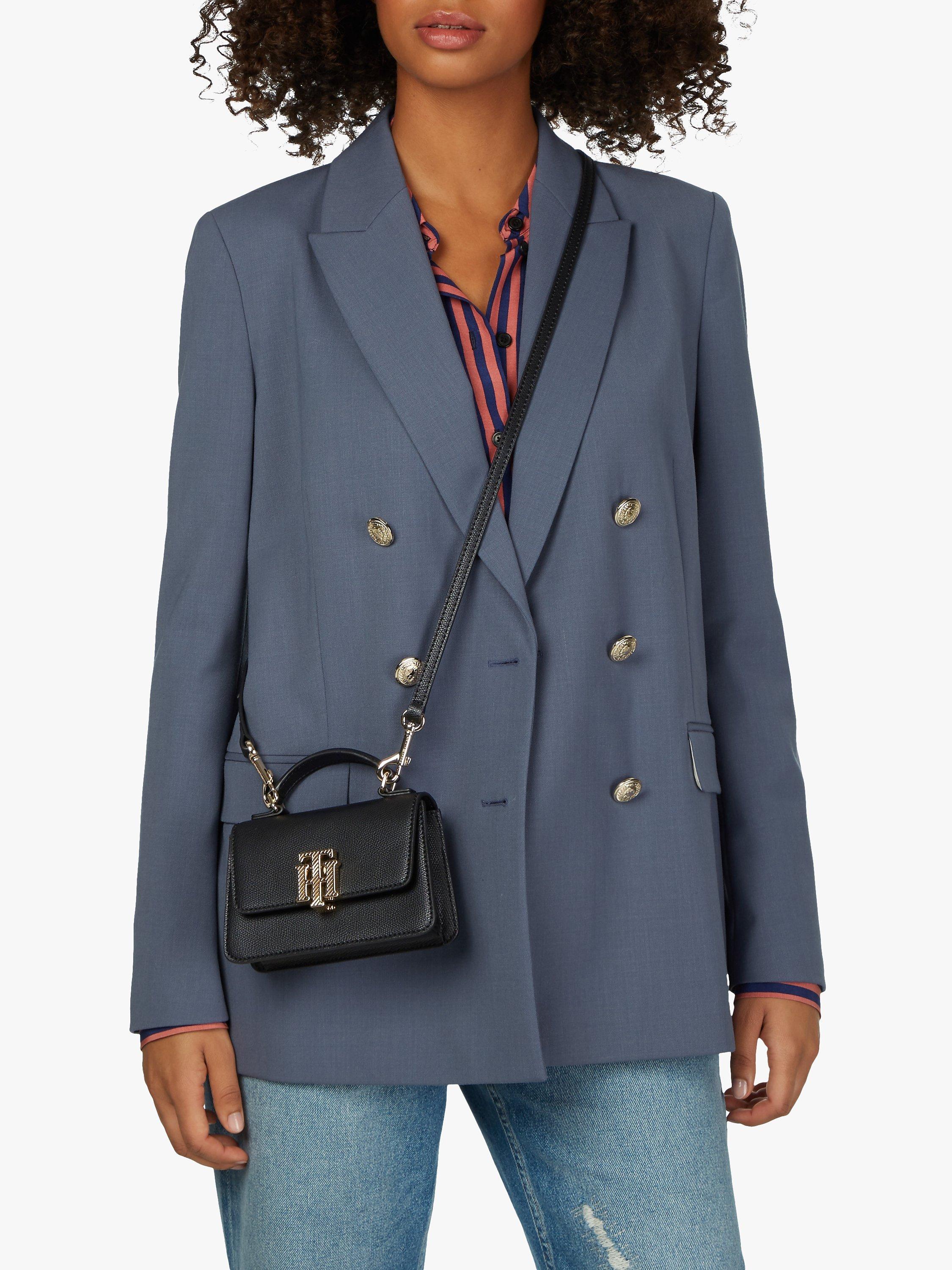 Product image 4 of 4, which shows Tommy Hilfiger Monogram Mini Cross Body Bag, Black