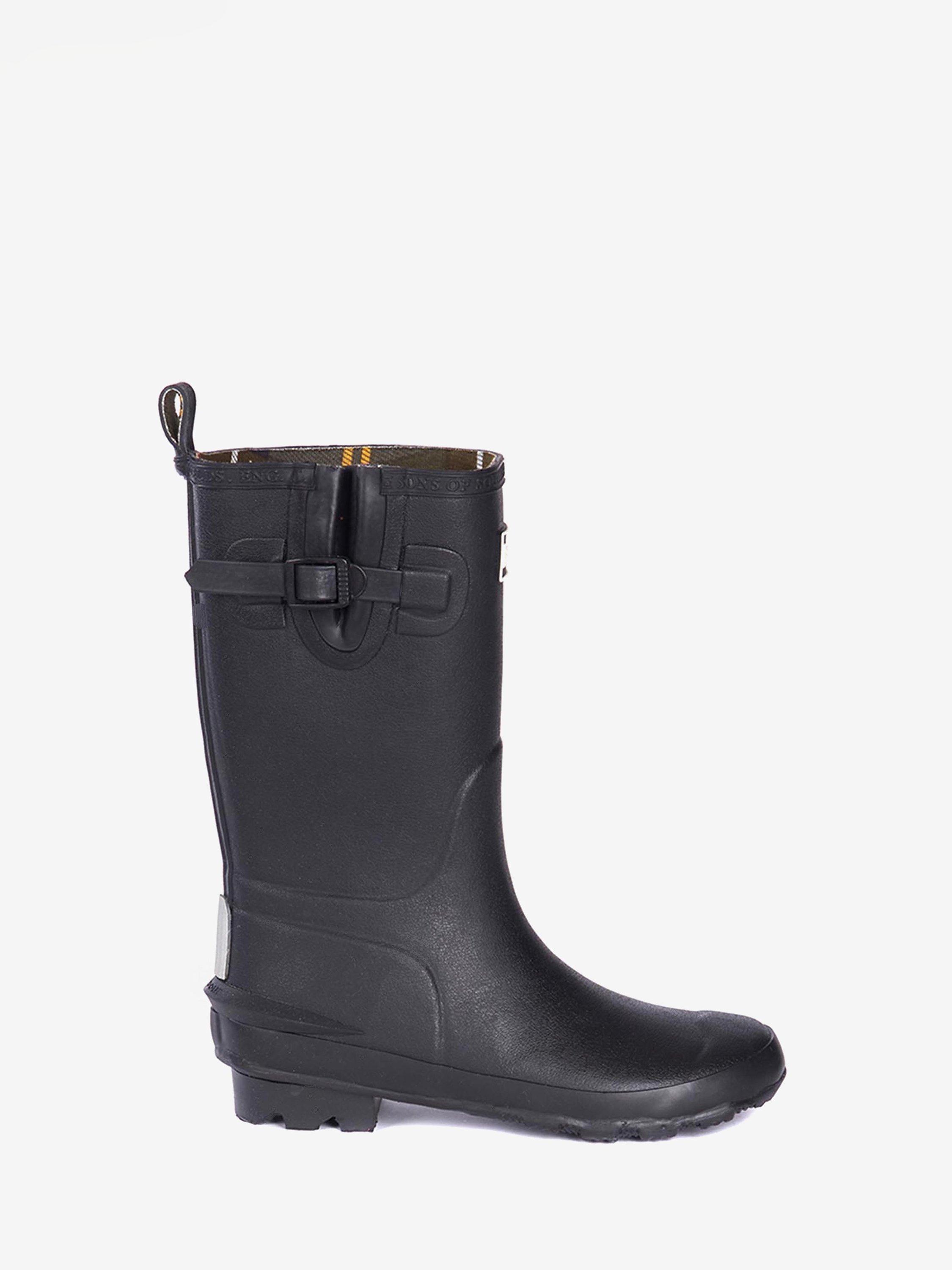 Barbour Kids Simonside Wellington Boots Black