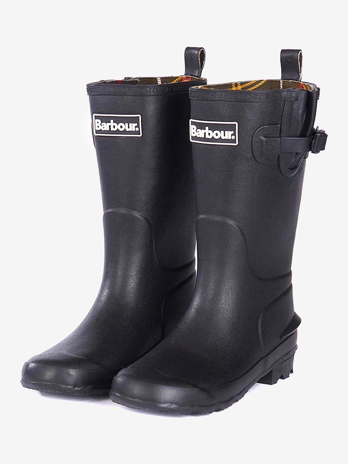 Barbour Kids Simonside Wellington Boots Black