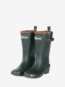 Barbour Kids' Simonside Wellington Boots - view 2, Olive