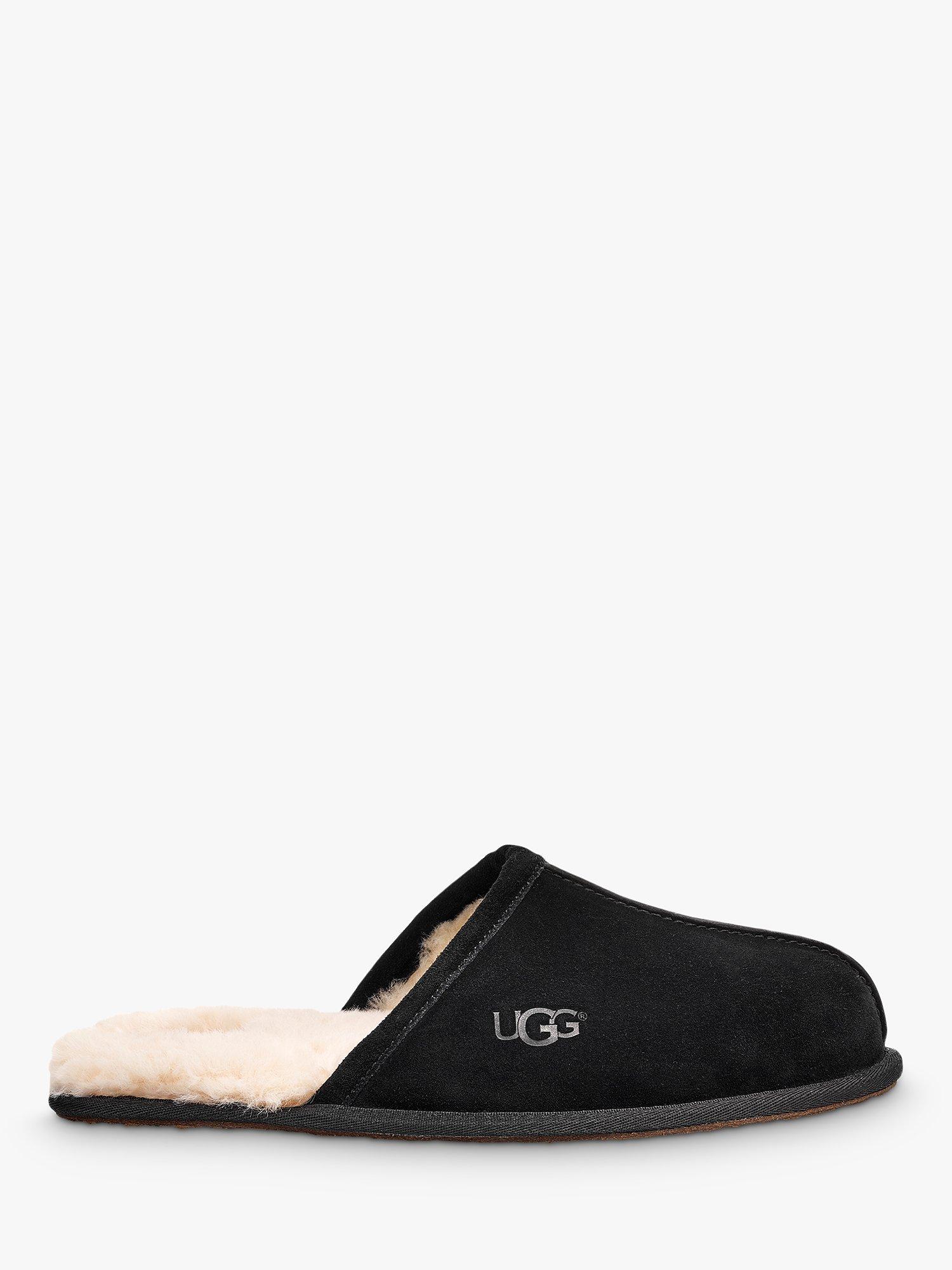 UGG Scuff Mule Suede Slippers, Black, 7