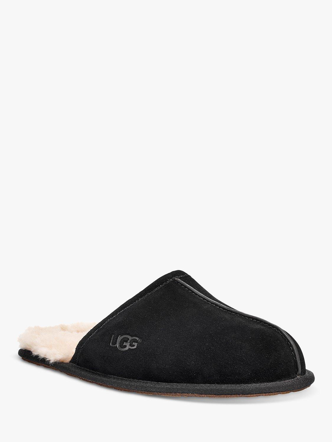 UGG Scuff Mule Suede Slippers, Black, 7