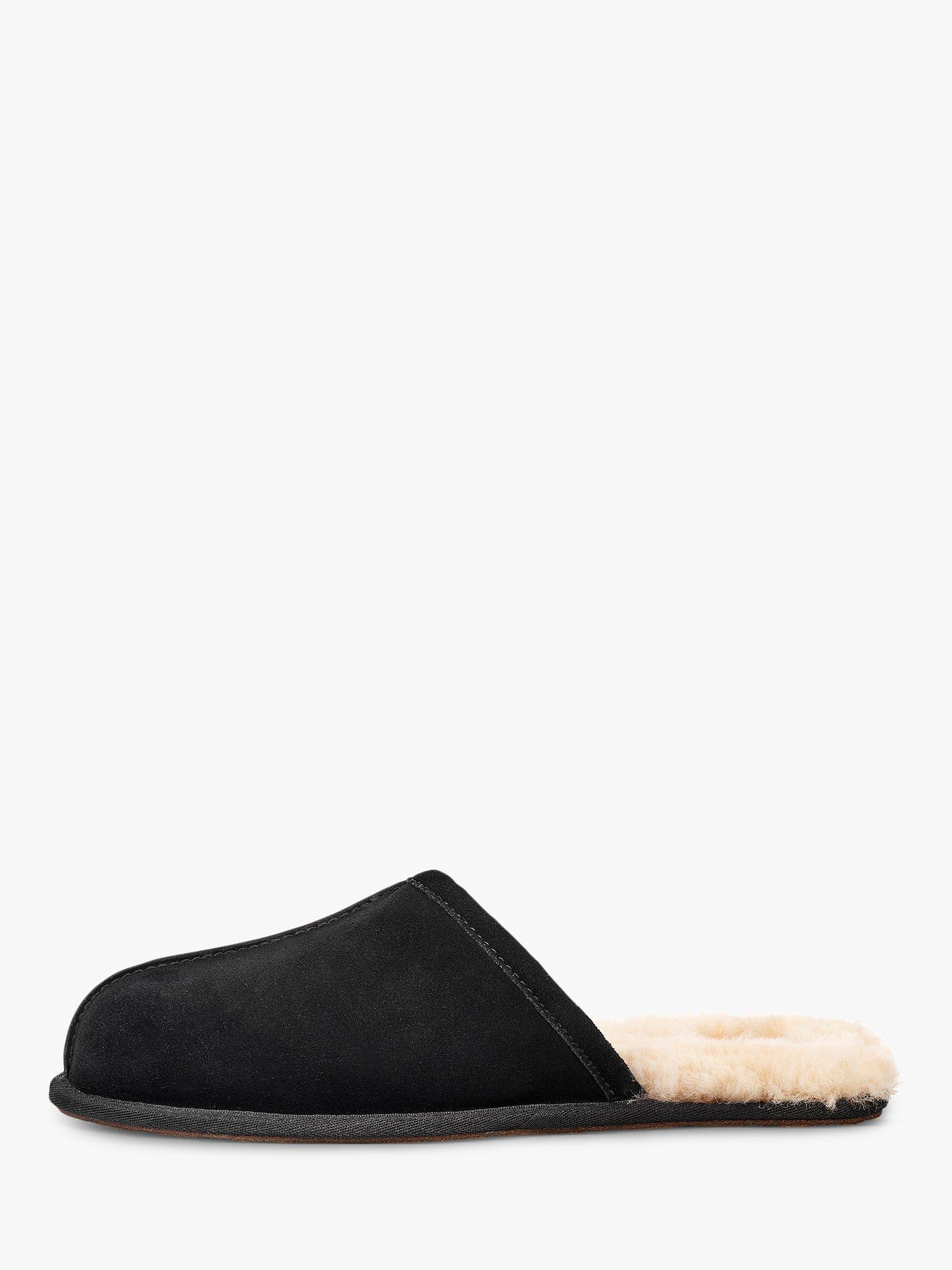 UGG Scuff Mule Suede Slippers, Black, 7