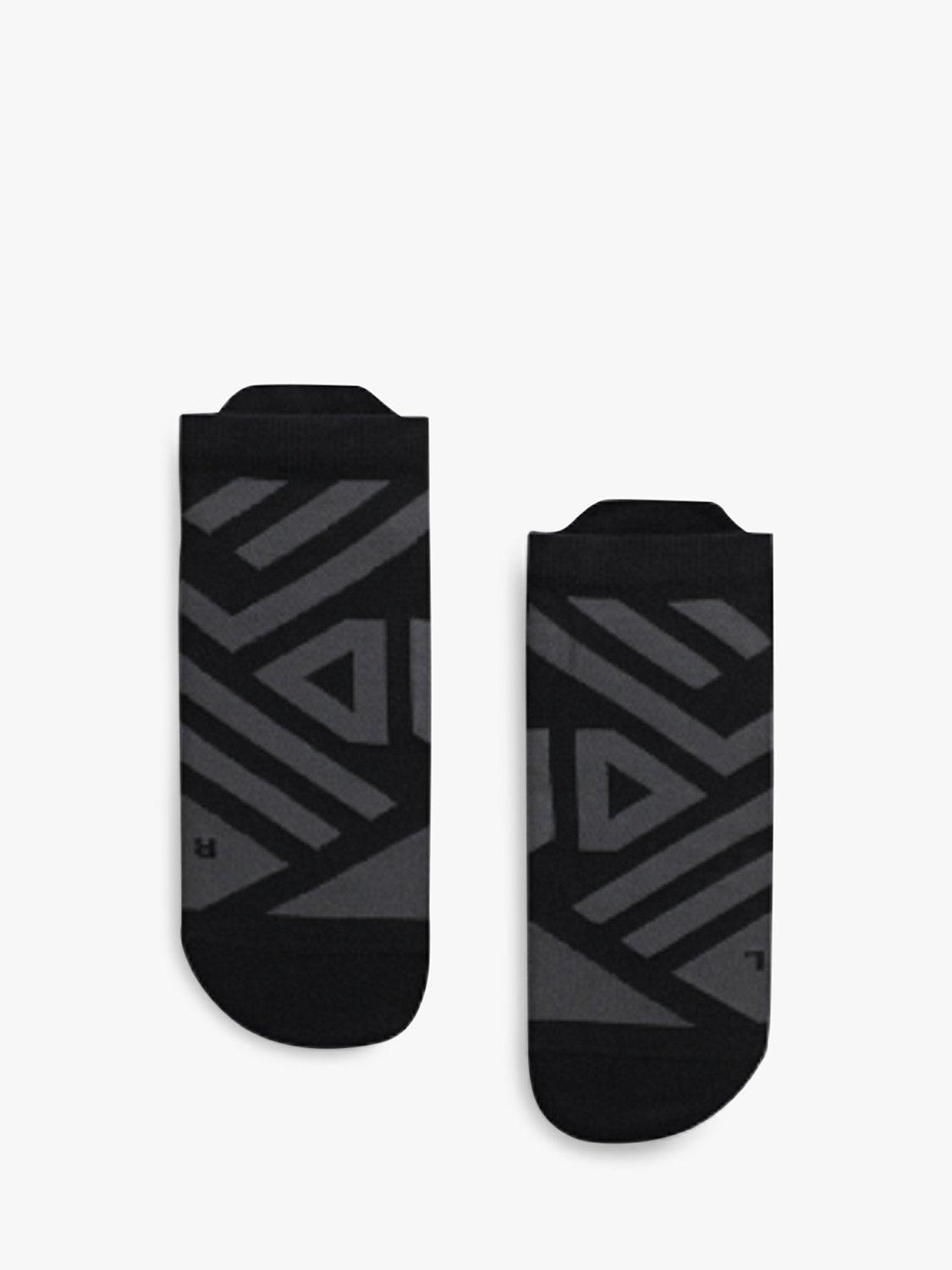 On Perf Running Ankle Socks, Black/Shadow
