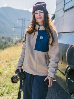 Passenger Home Half Zip Fleece, Oatmeal