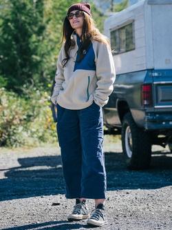 Passenger Home Half Zip Fleece - view 2, Oatmeal