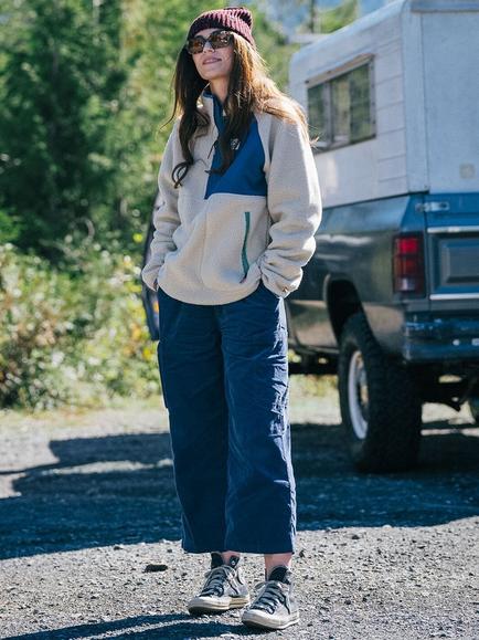 Passenger Home Half Zip Fleece - view 2, Oatmeal