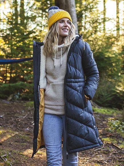 Passenger Kinsey Quilted Coat, Black