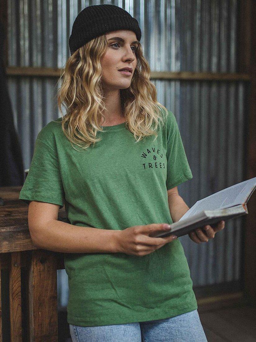 Passenger Big Leaf T-Shirt, Vineyard Green