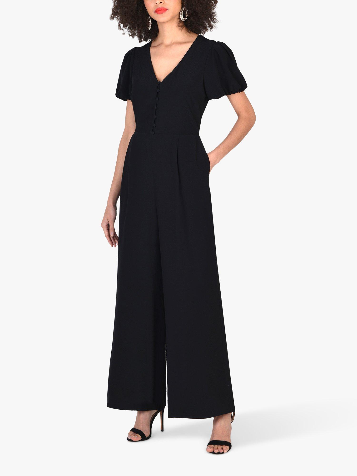 Ro&Zo Wide Leg Jumpsuit, Black