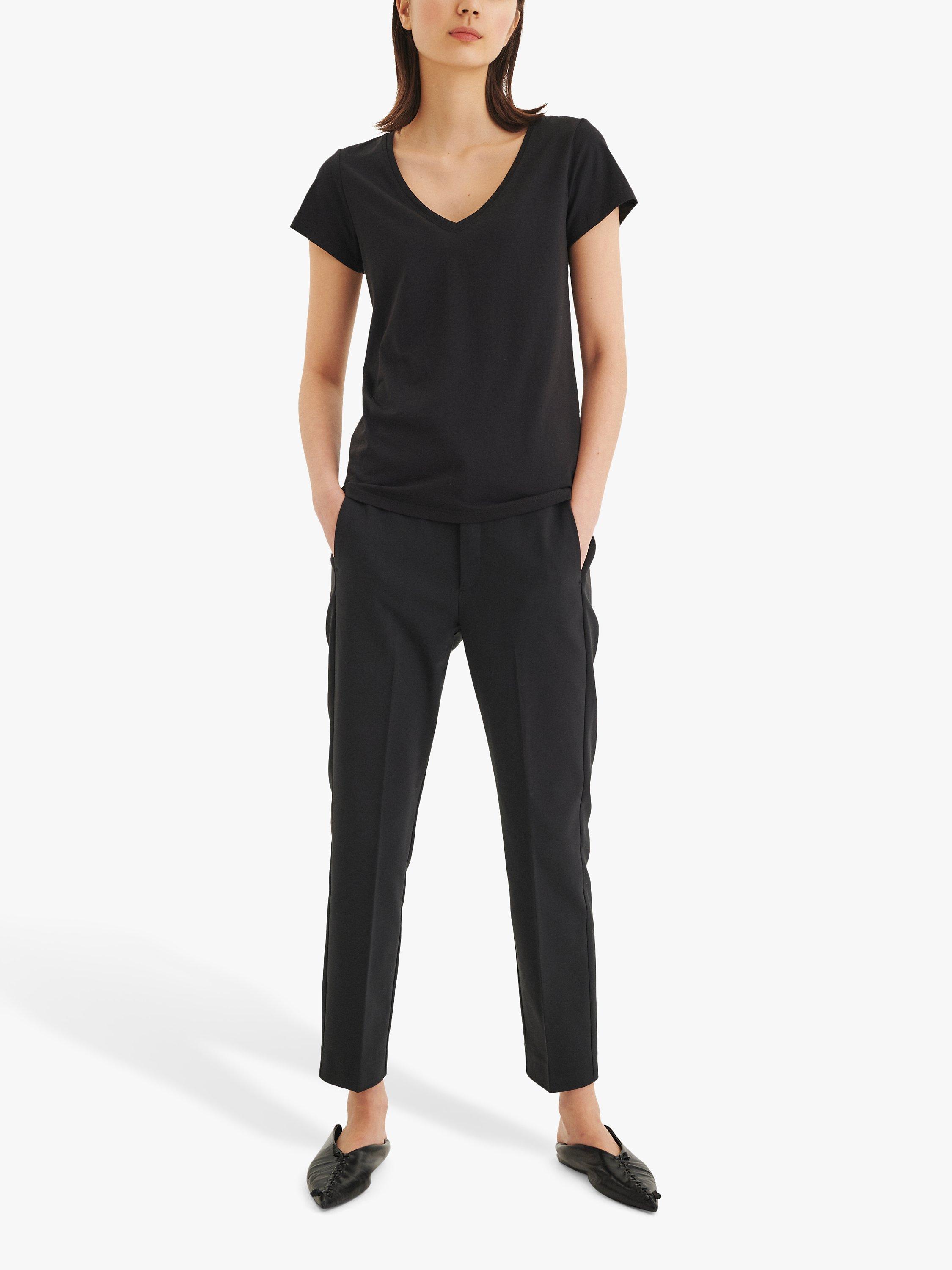 InWear Rena V-Neck T-Shirt, Black