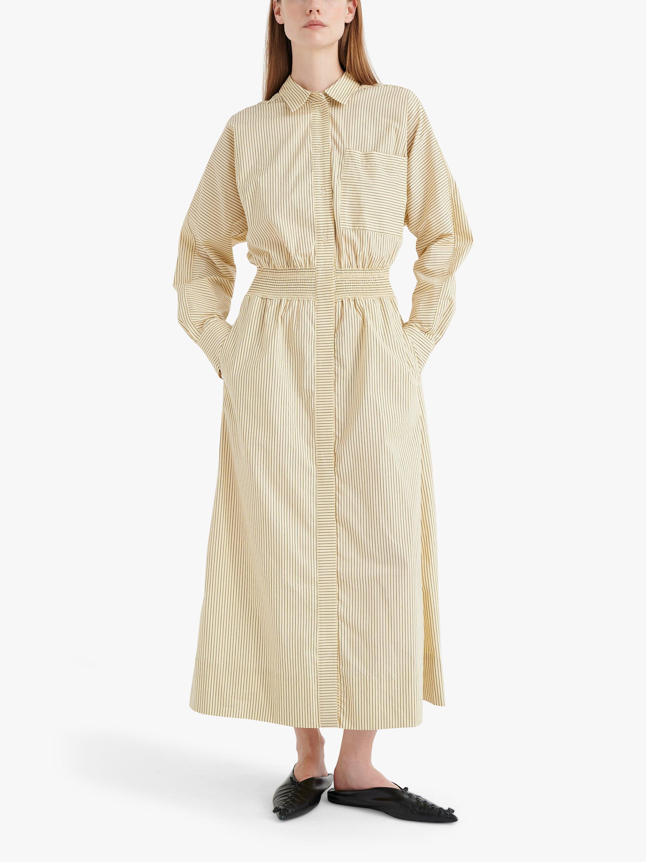 InWear Kirini Stripe Maxi Shirt Dress, Anise/Multi