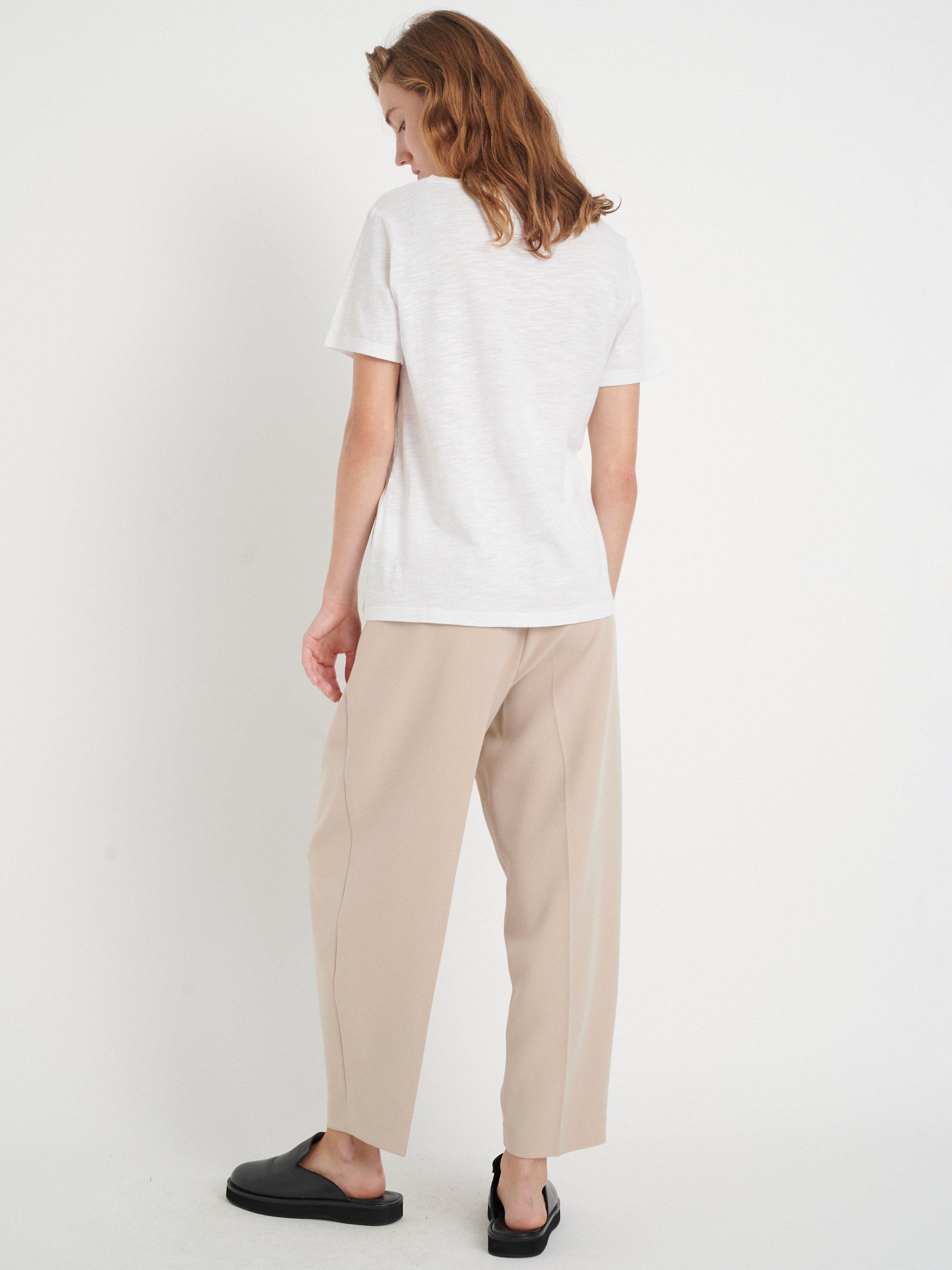 Product image 2 of 7, which shows InWear Alma Plain T-Shirt, Pure White, XS