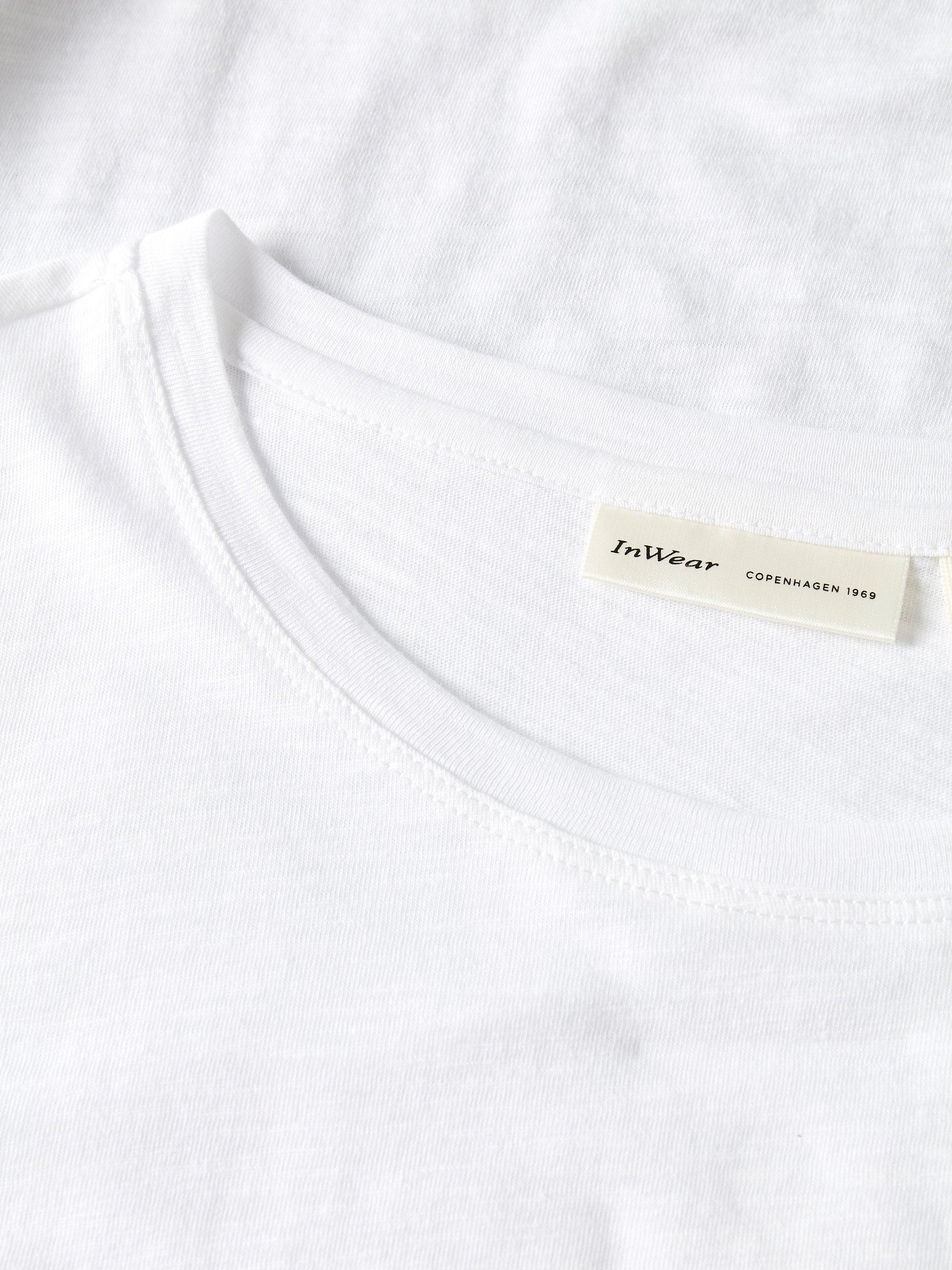 Product image 7 of 7, which shows InWear Alma Plain T-Shirt, Pure White, XS