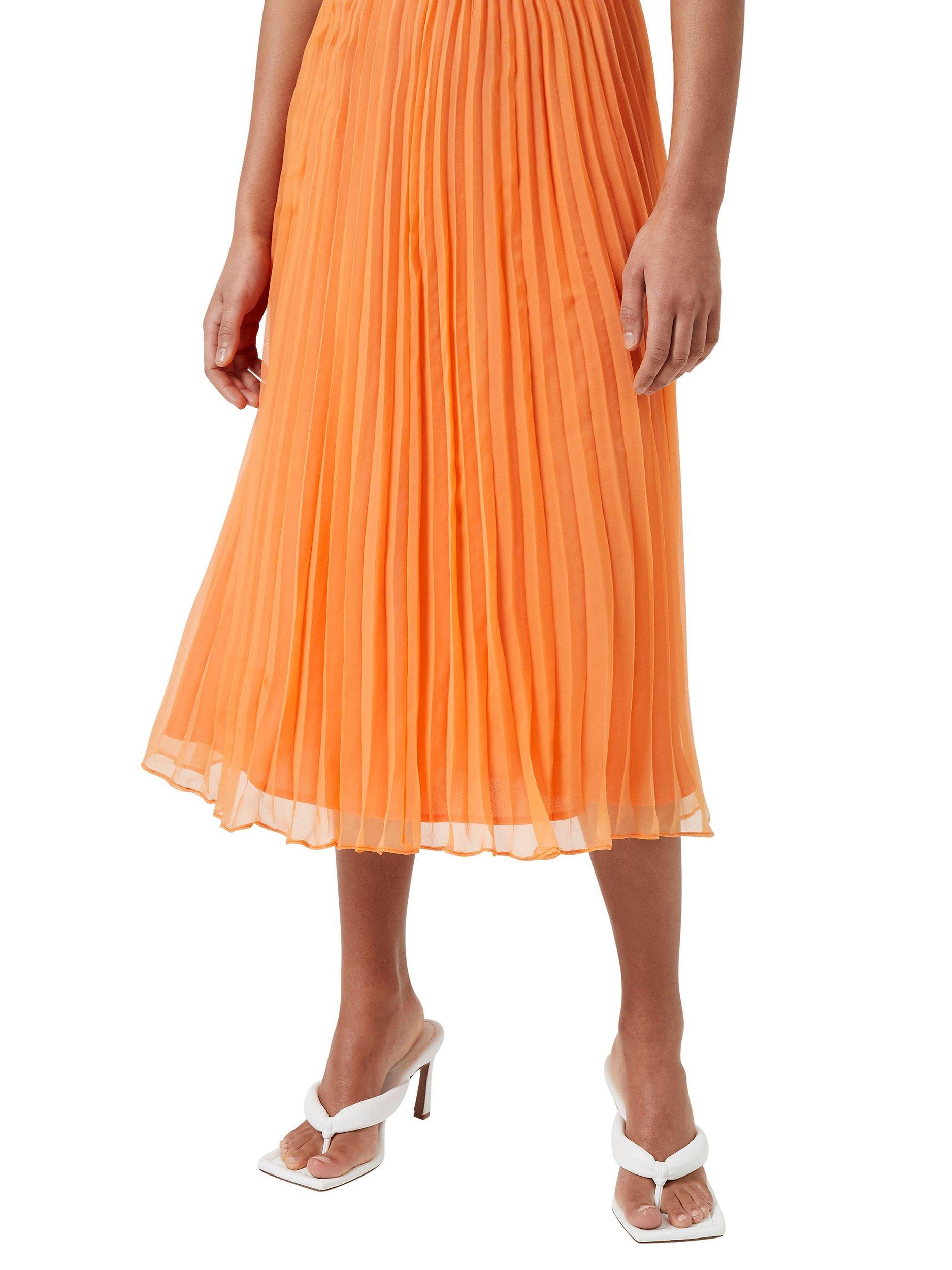 French Connection Ella Pleated Midi Skirt