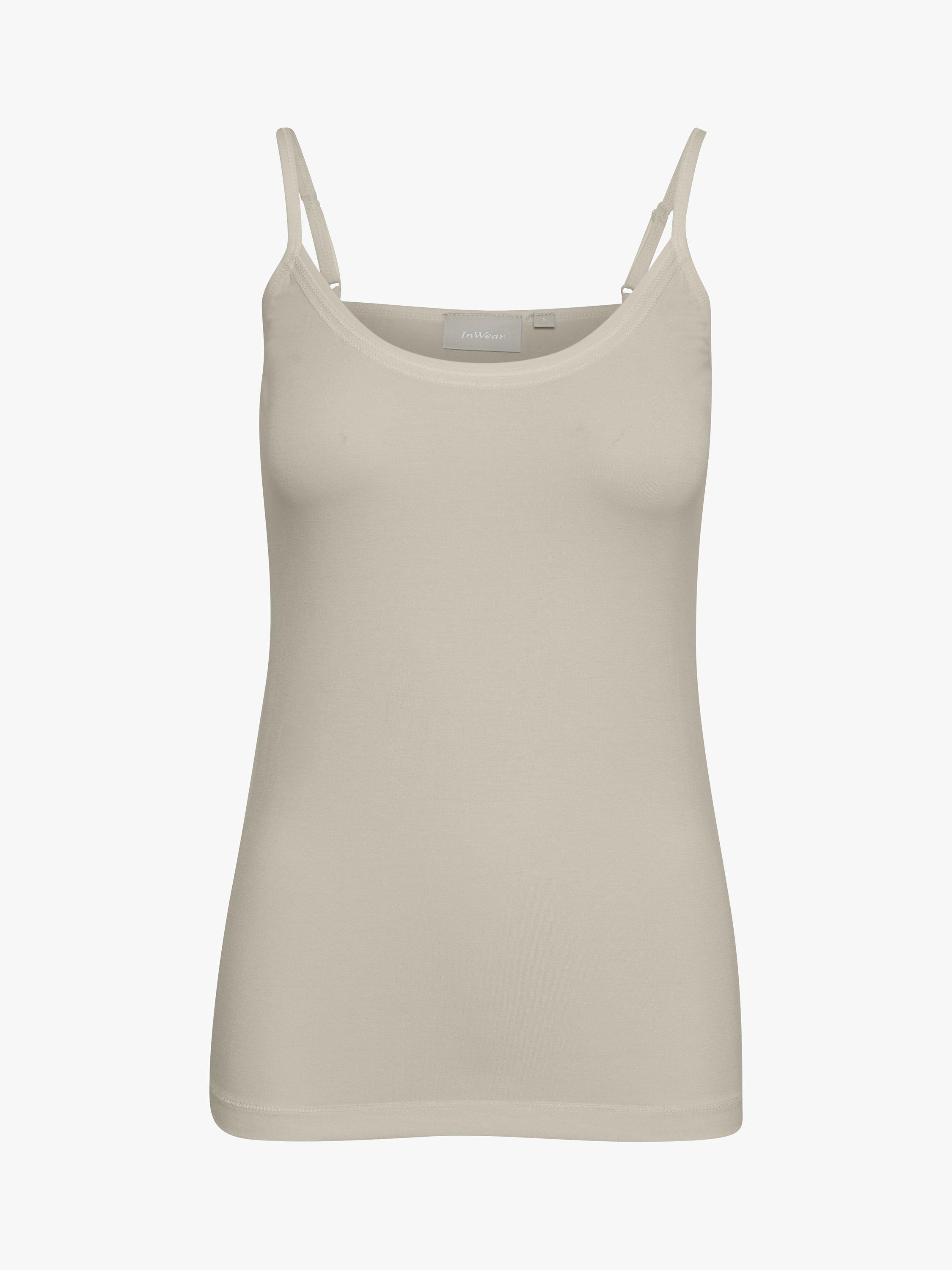 InWear Finesse Camisole Top, Chalk, XS