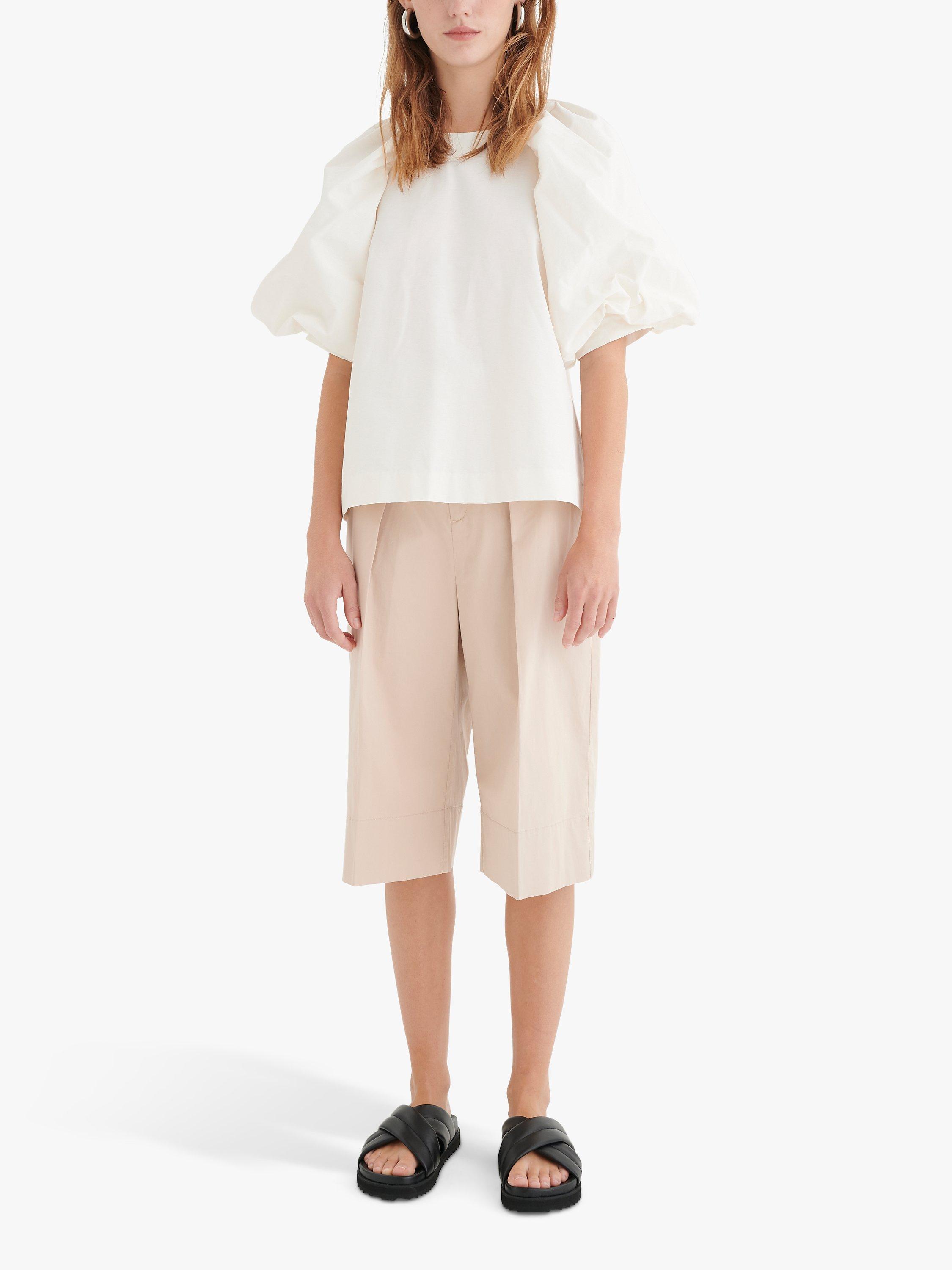 InWear Varali Tie Back Top, Whisper White