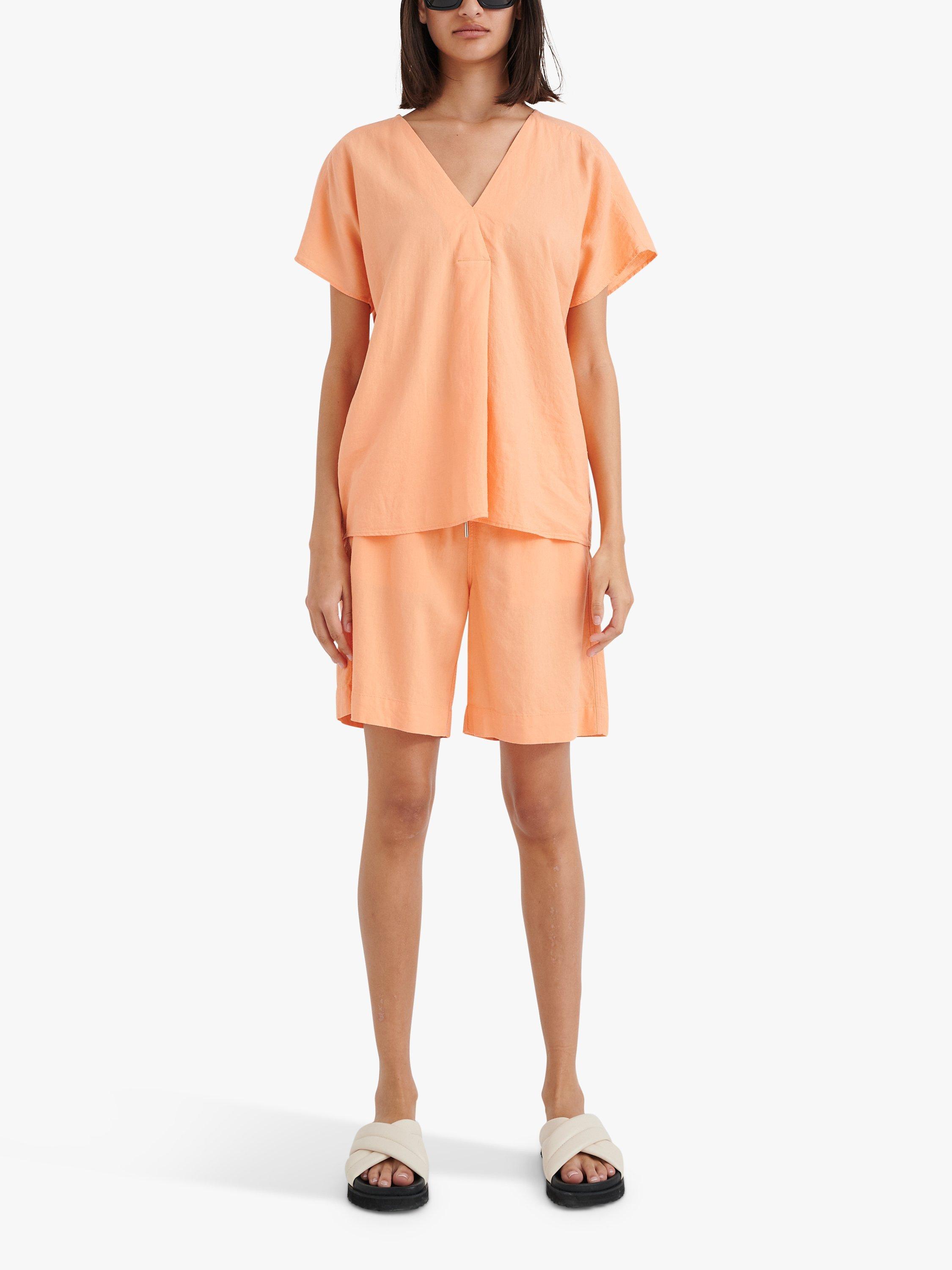 InWear Briza Rinda Linen Blend Top, Melon Juice