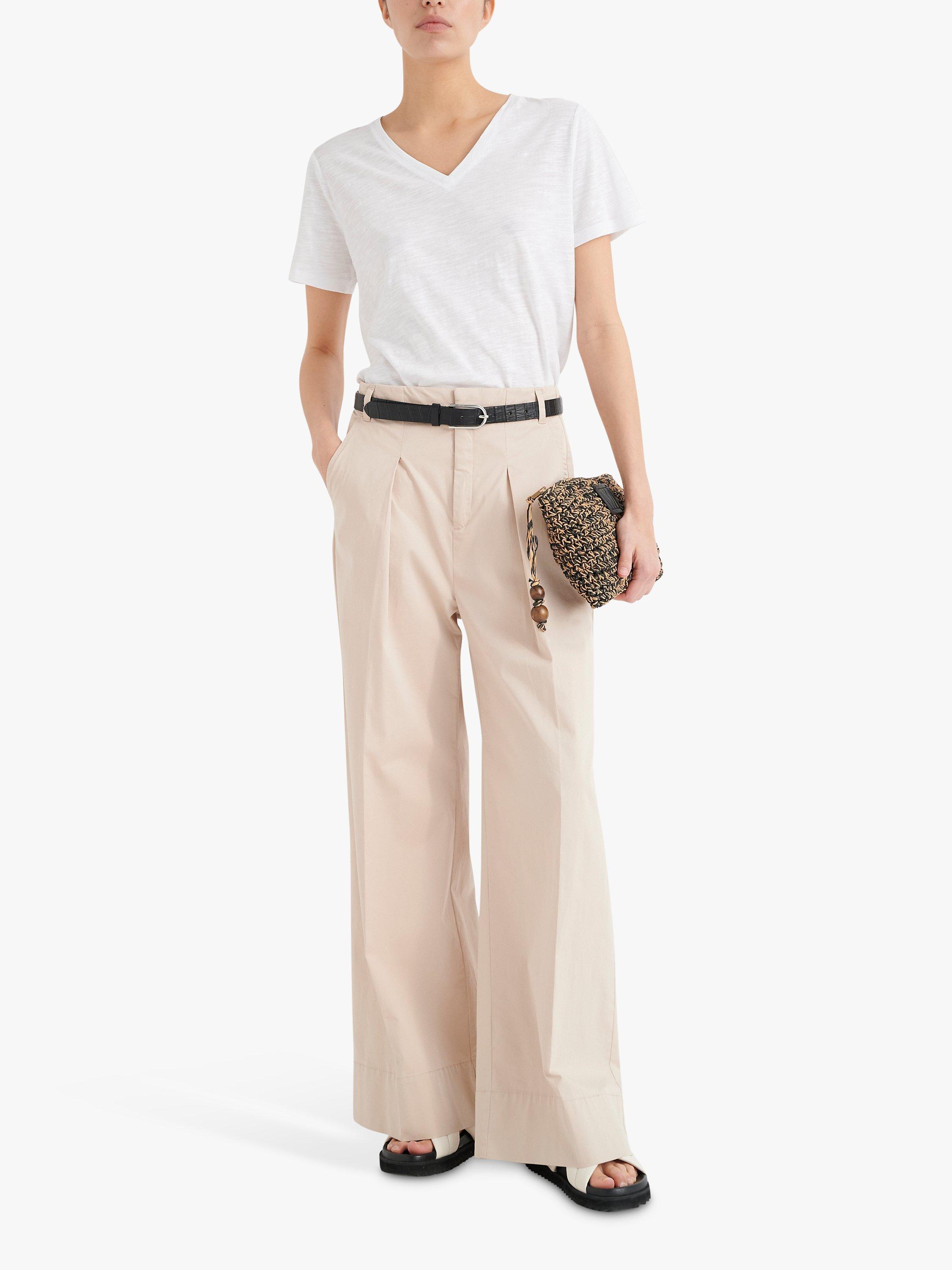 InWear Alma V-Neck T-Shirt, Pure White