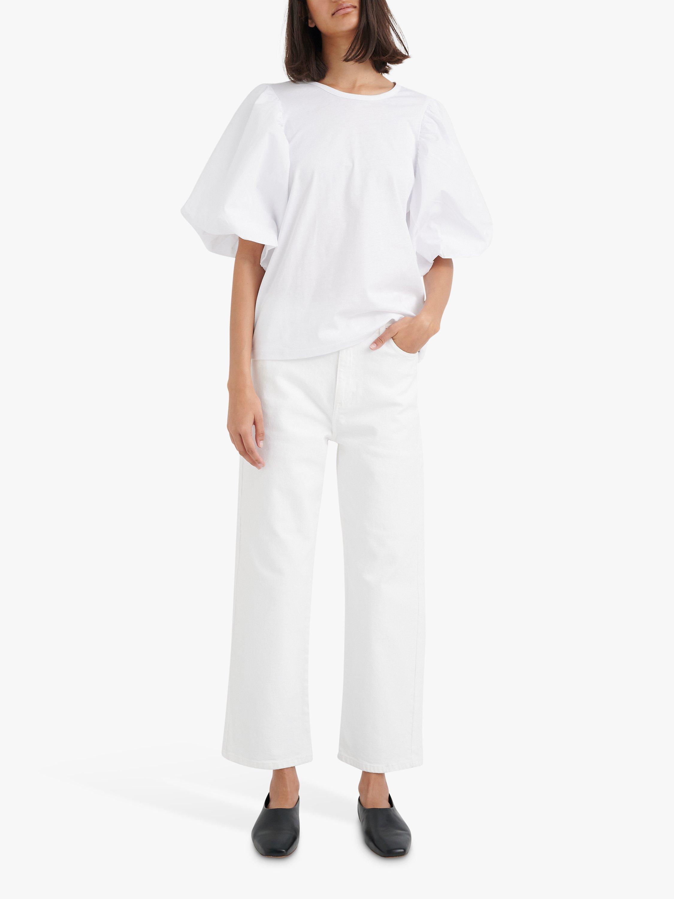 InWear Ume Cut Out Back T-Shirt, Pure White