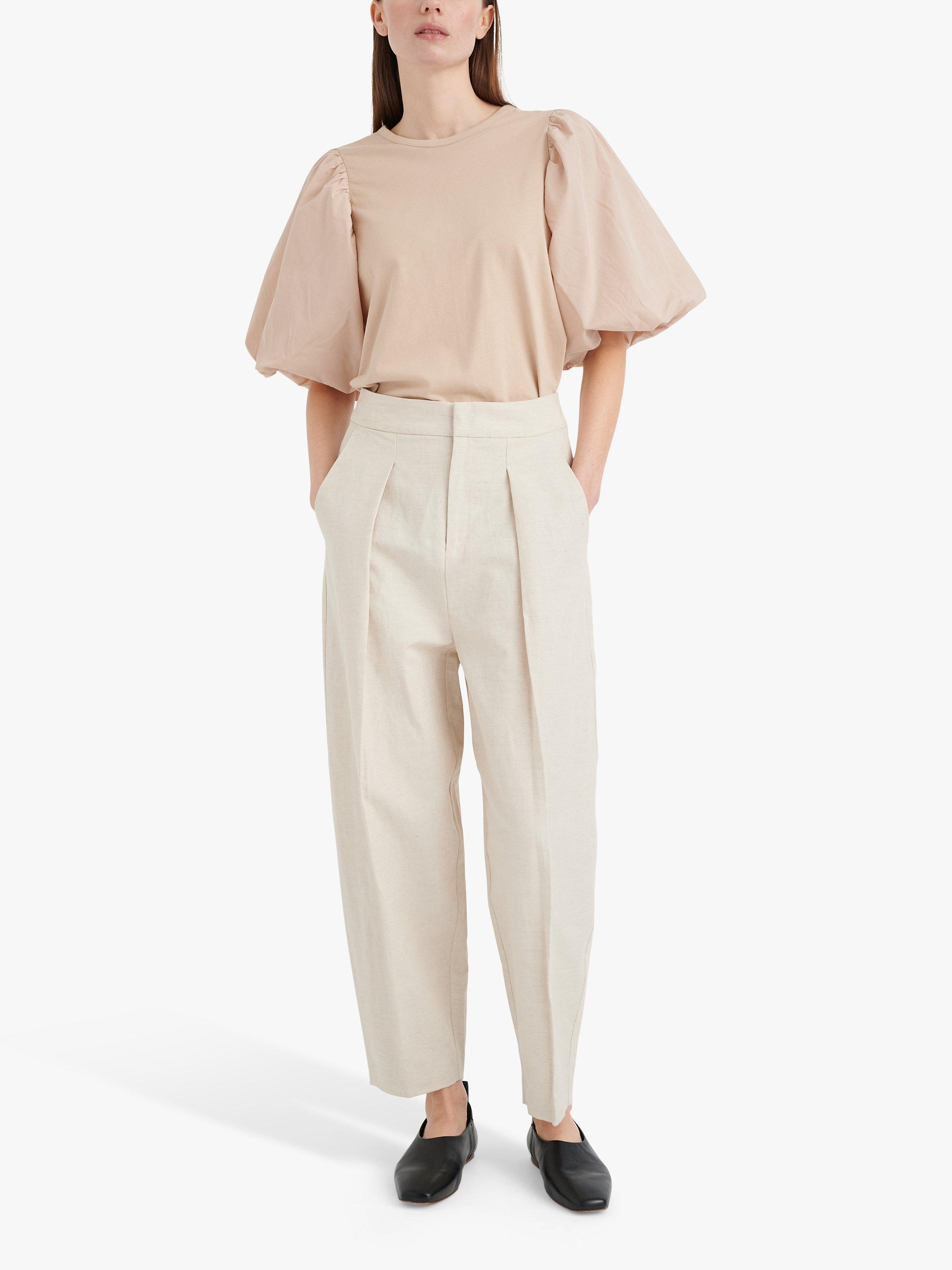 InWear Ume Cut Out Back T-Shirt, Sandstone, XS