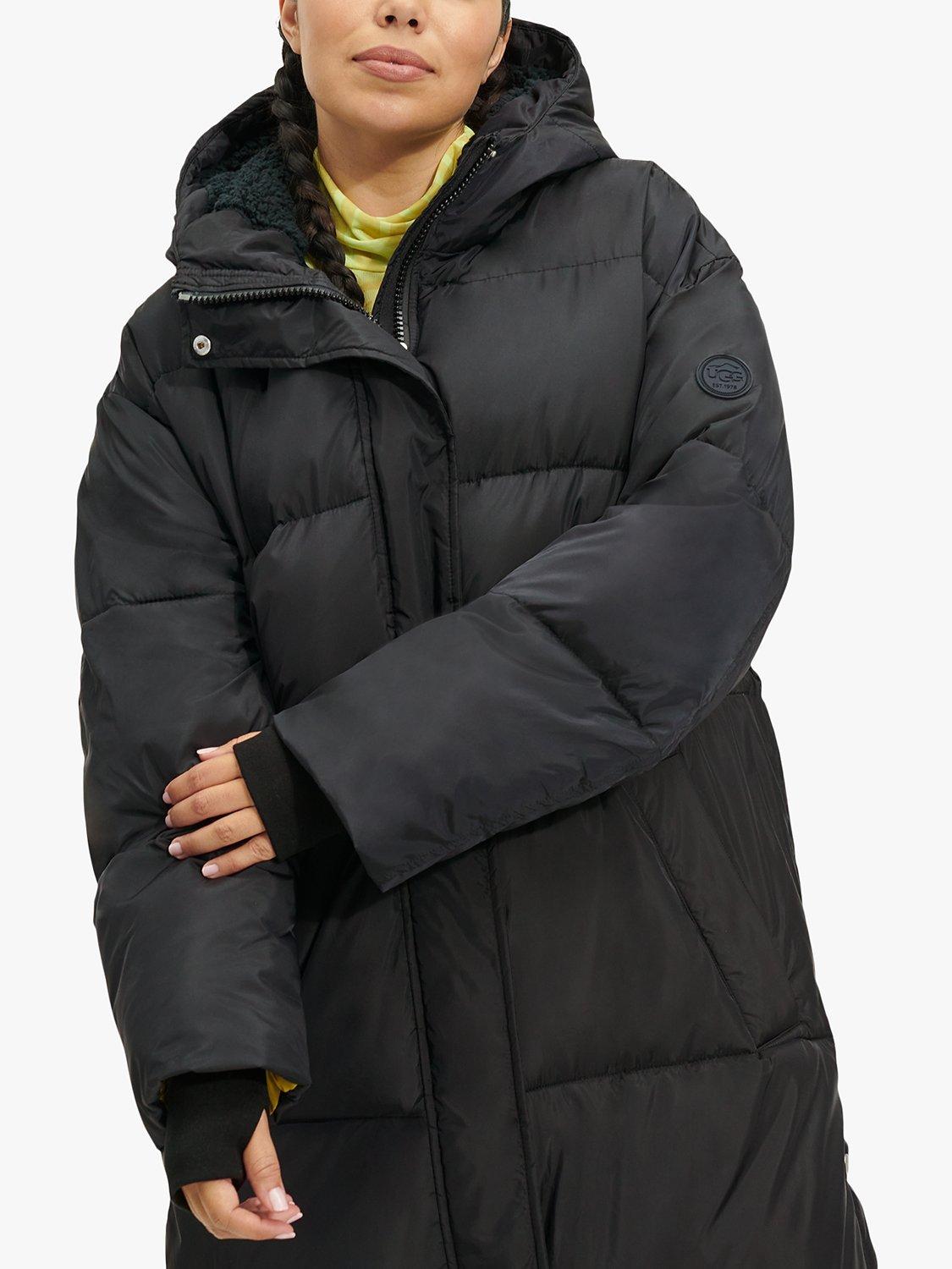 UGG Keeley Longline Puffer Jacket, Tar, M