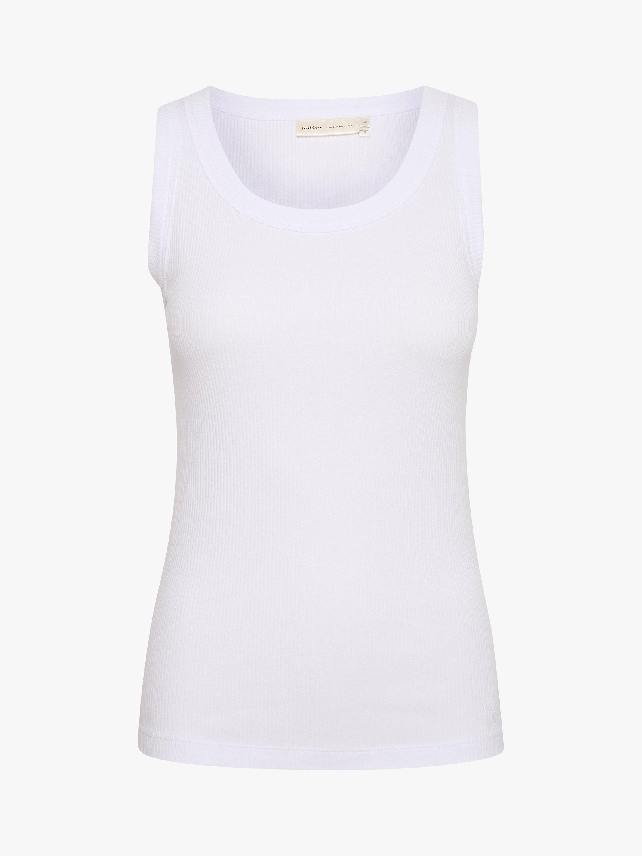 Product image 5 of 6, which shows InWear Dagna Tank Top, Pure White, XS