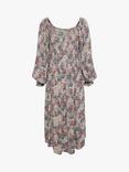 Soaked In Luxury Zaya Meadow Print Smock Dress, Multi