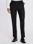 Moss Slim Fit Dress Trousers, Black