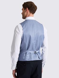 Moss Tailored Fit Performance Waistcoat - view 2, Navy