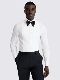 Moss Marcella Slim Fit Classic Collar Dress Shirt, White